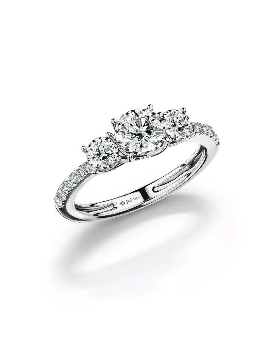 JUBILEE DIAMOND WG - Solitaire Brilliance Aura Ring