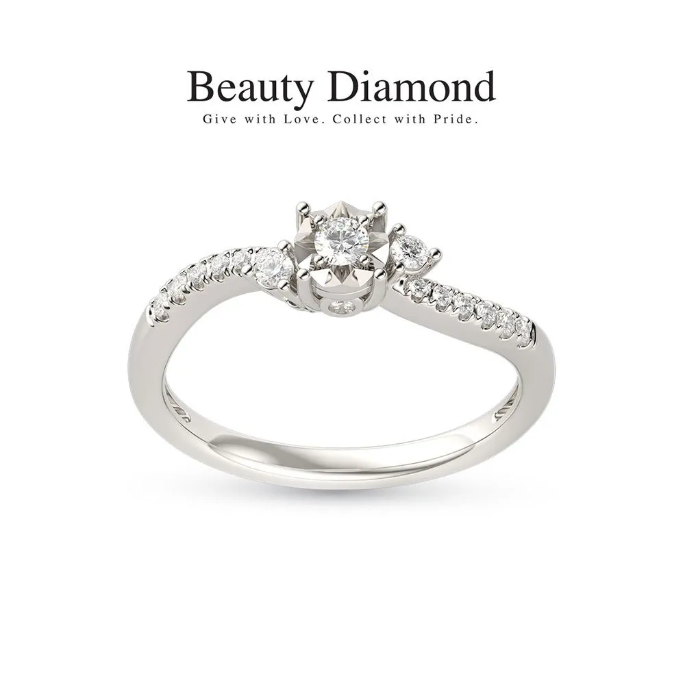 BEAUTY DIAMOND White Nickel Beauty Diamond  E Color Diamond  22002092W