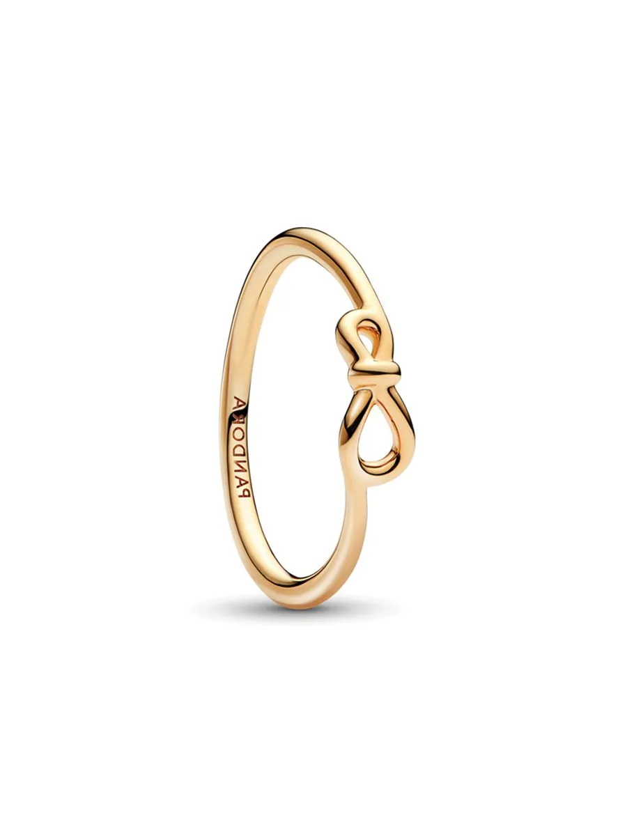 PANDORA Gold Infinity 14k gold-plated ring