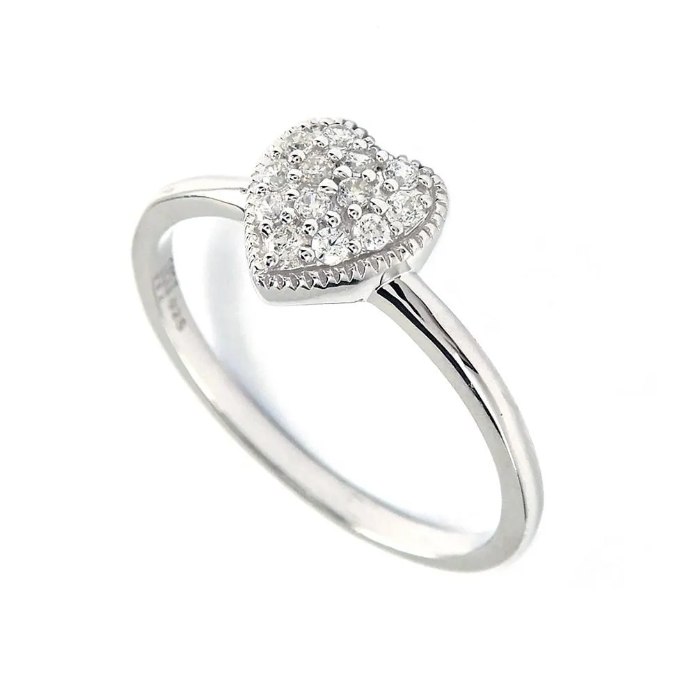 MARC JEWELRY Ring model no. SR01633W-CZ, White