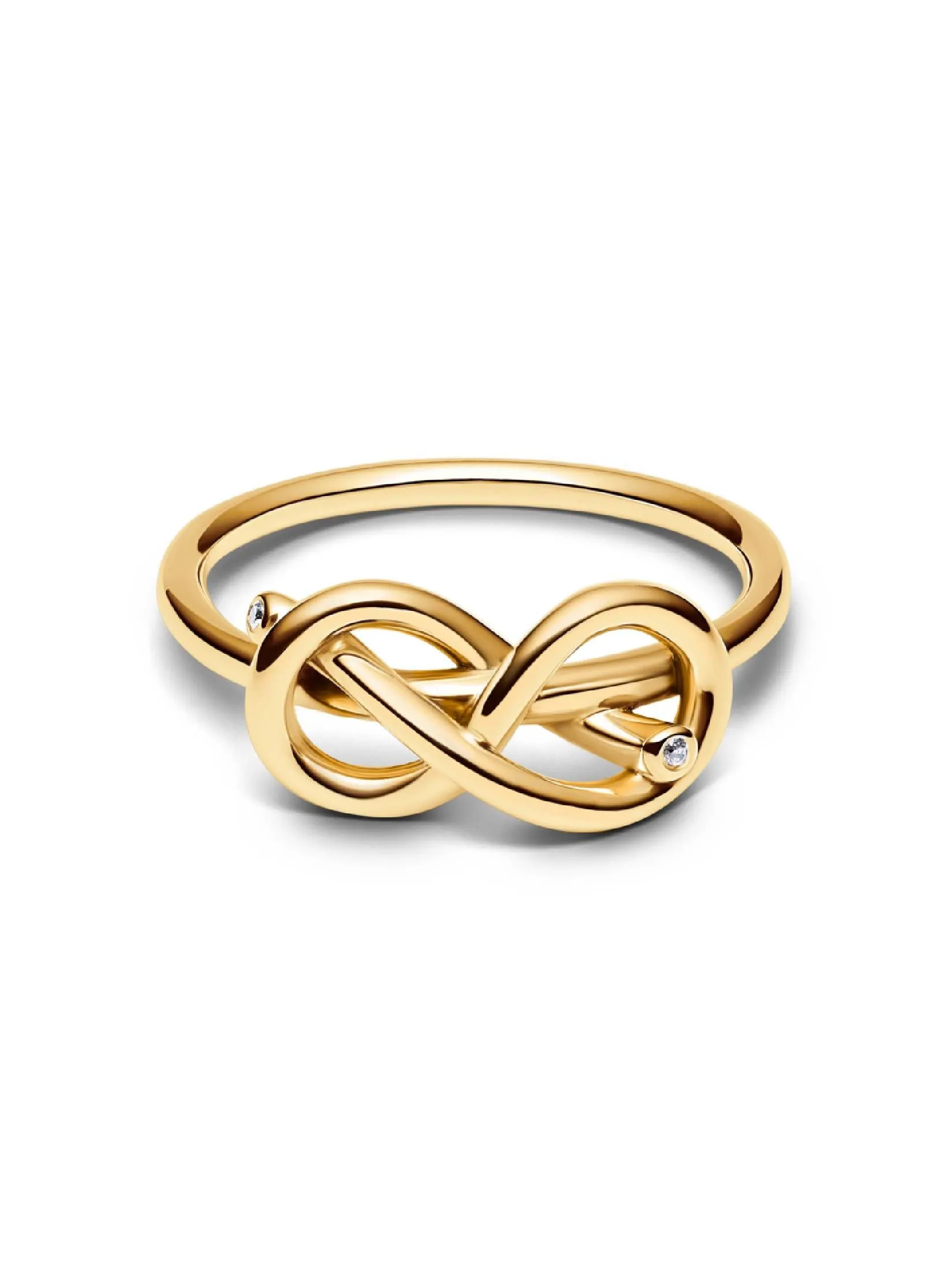 PANDORA Gold Infinity Knot Ring