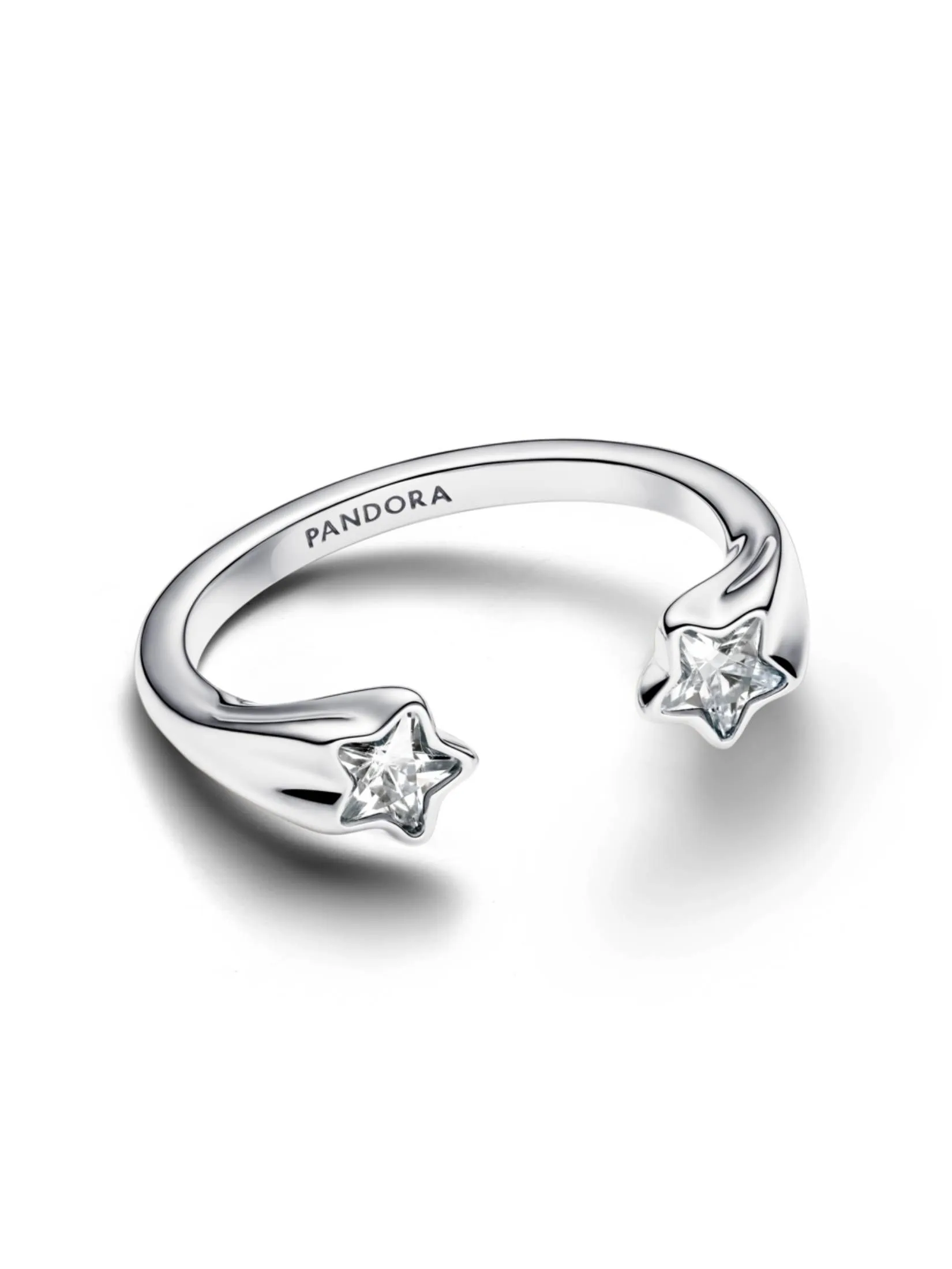 PANDORA Silver Shooting star sterling silver open ring