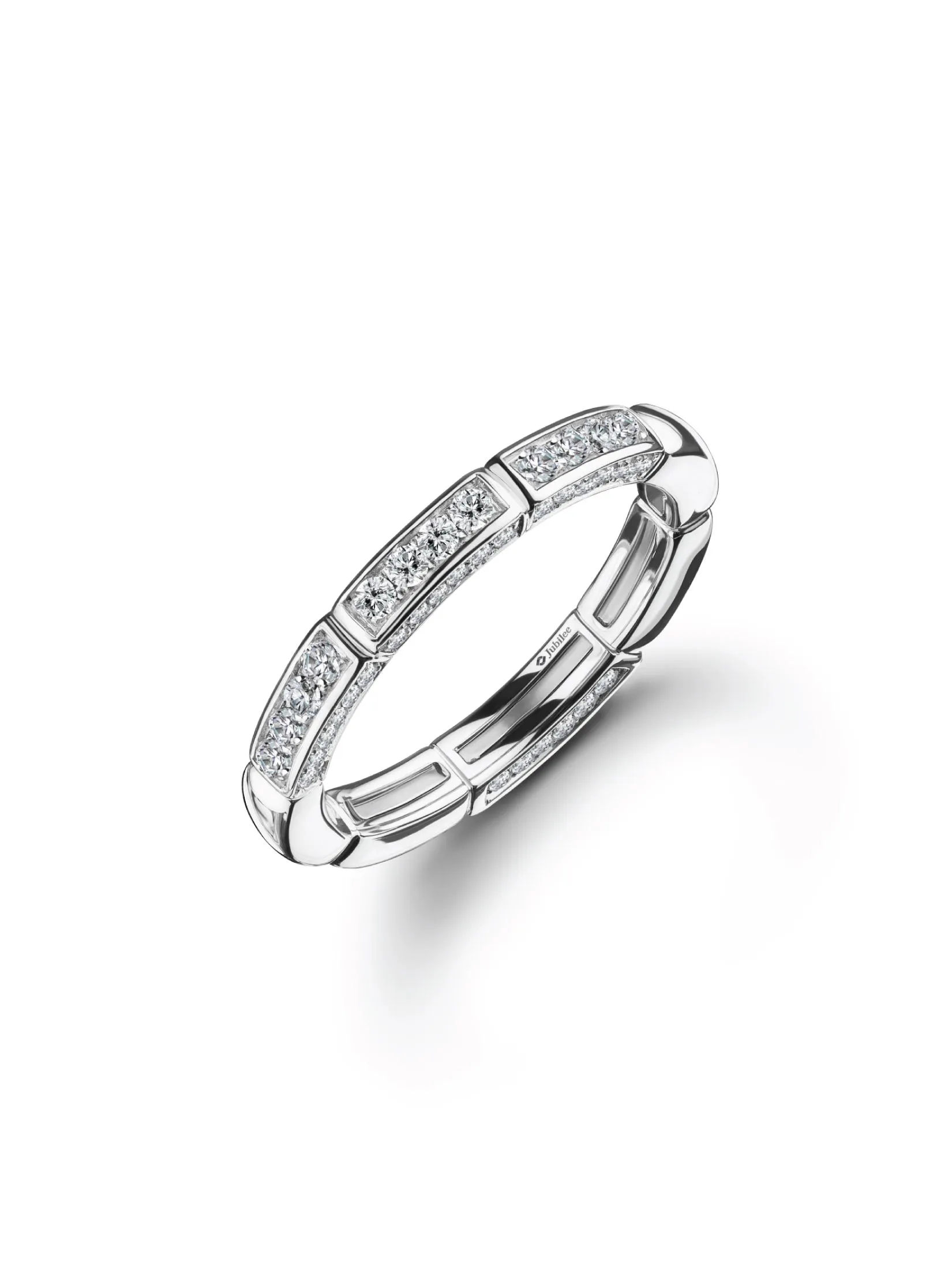 JUBILEE DIAMOND WG - Lumiere Brique Dual Accent Band​