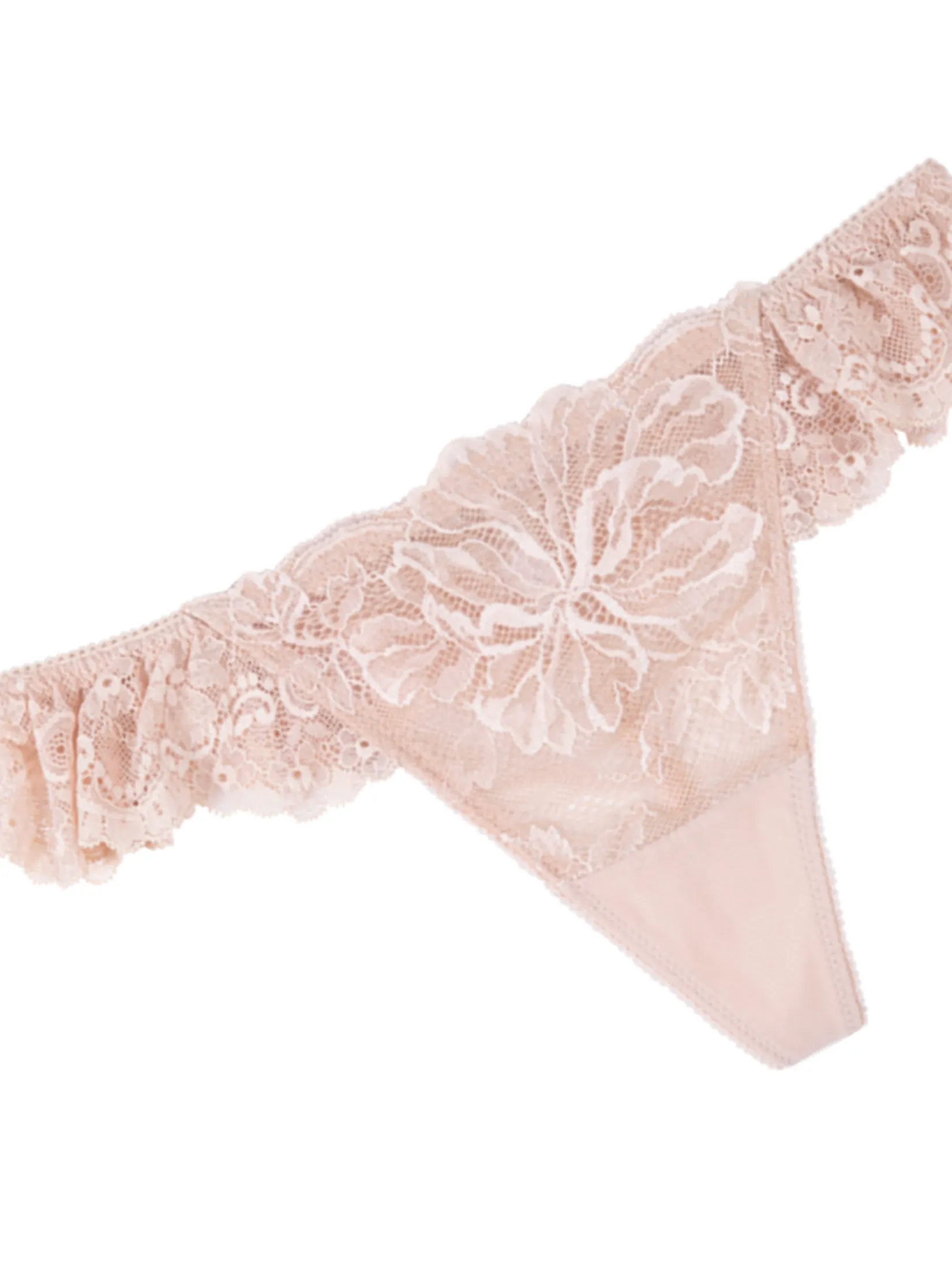 BSC Lingerie Women's Panties G-string style sexy lace BU8443 - Beige