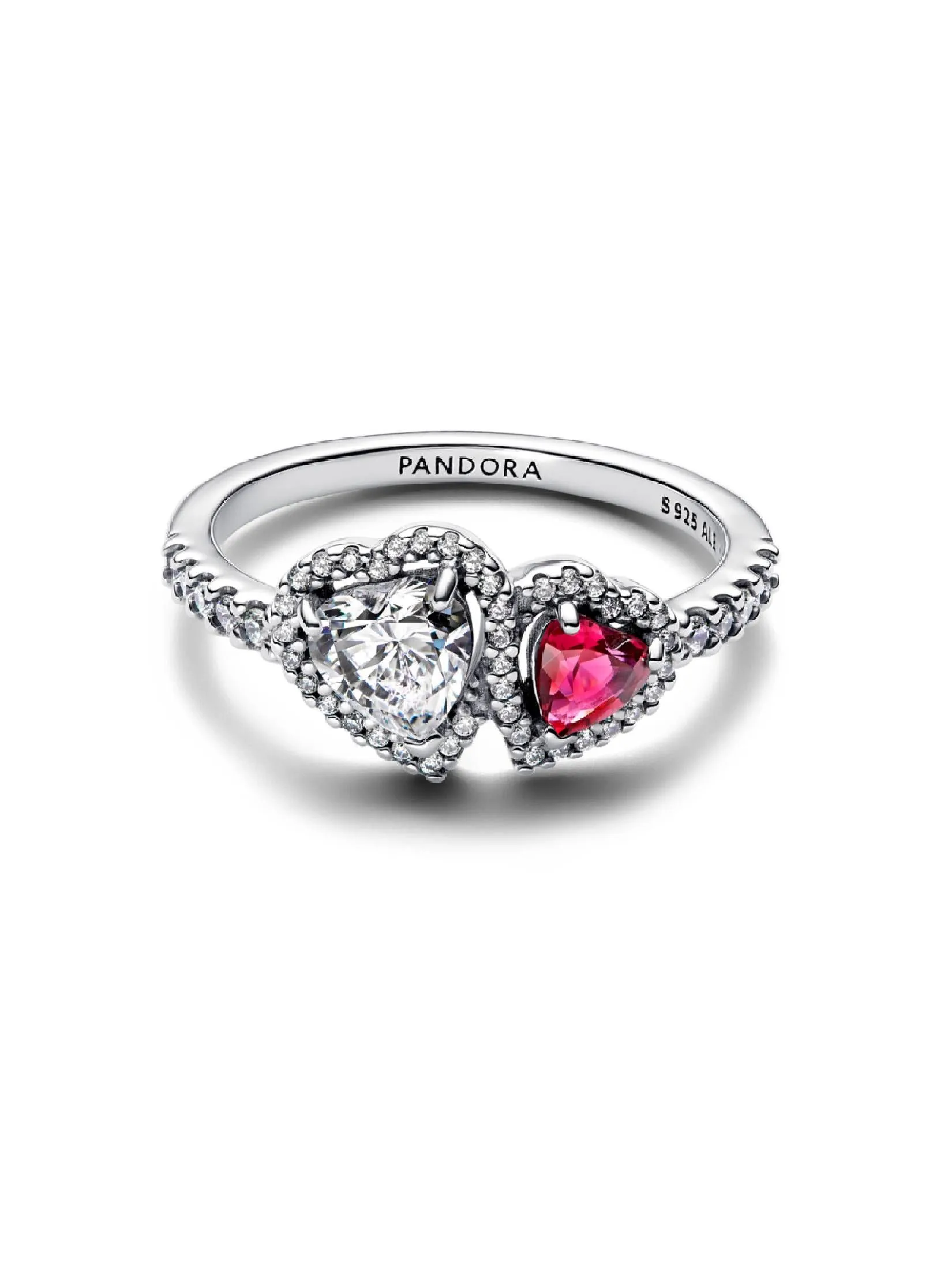 PANDORA Silver Pandora Hearts sterling silver ring