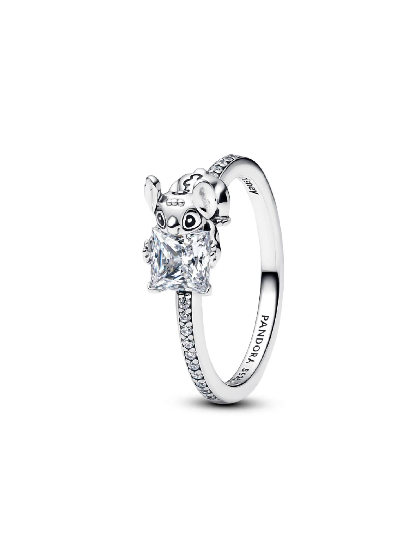 PANDORA Silver Disney Stitch sterling silver ring