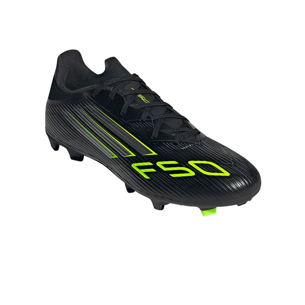 ADIDAS F50 League FG/MG Men Football Shoes Black - AD001SH758EMTH