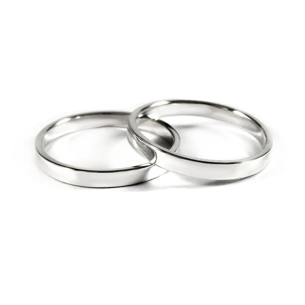 FINEJEWELTHAI [Made By Order] Women   Couple sterling silver Ring  Silver