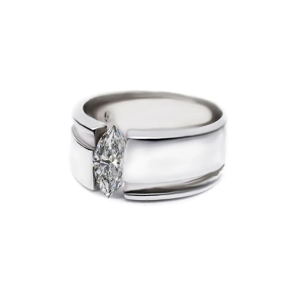 FINEJEWELTHAI [Made By Order] Women  sterling silver ring with Cubic Zirconia  Grade AAA silver