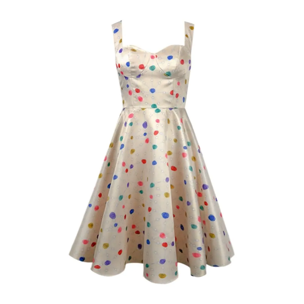 iCONiC CREAM GLACIER DRESS