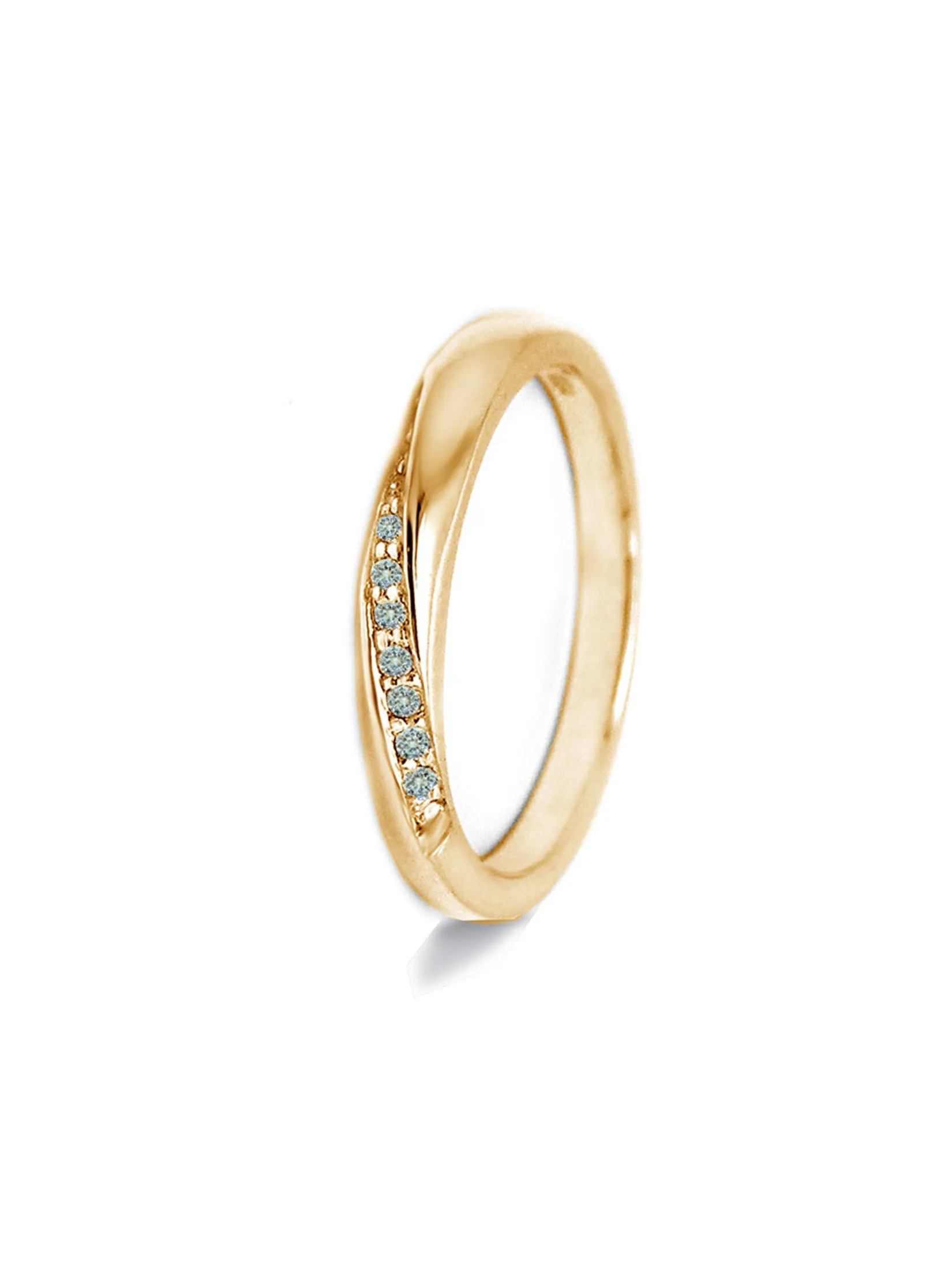 FINEJEWELTHAI [Made By Order] Women  sterling silver Ring with Topaz  Pink Gold