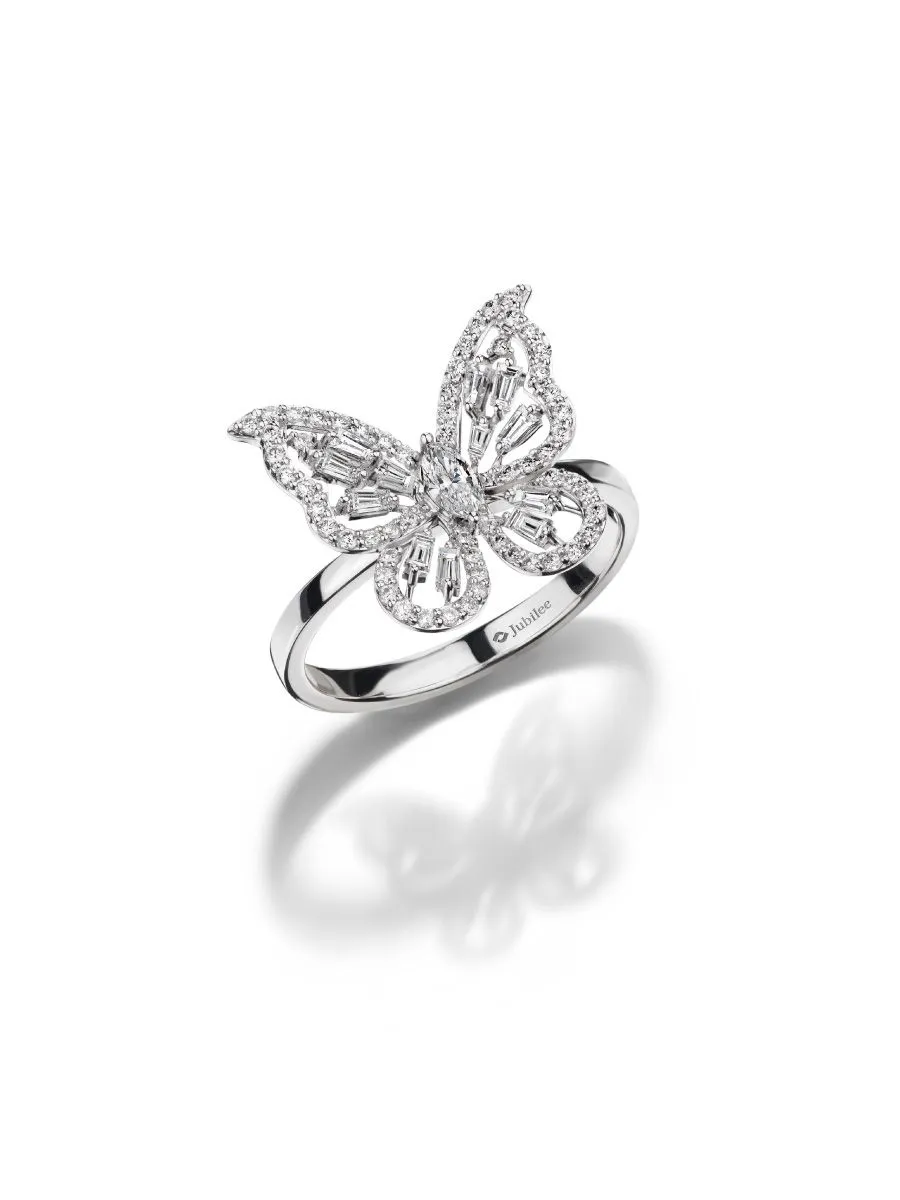 JUBILEE DIAMOND WG - Petite Butterfly Glimmer Ring