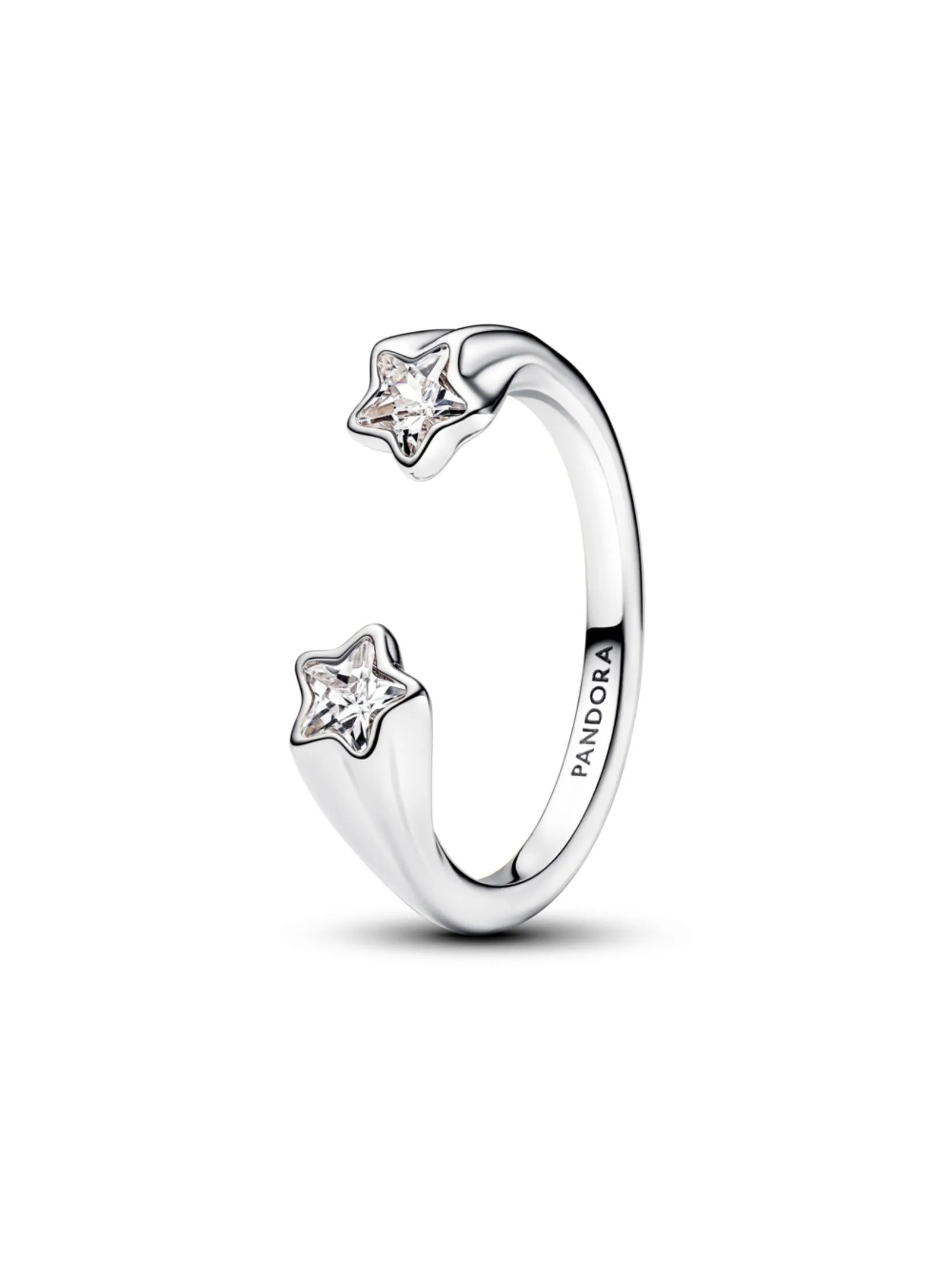PANDORA Silver Shooting star sterling silver open ring