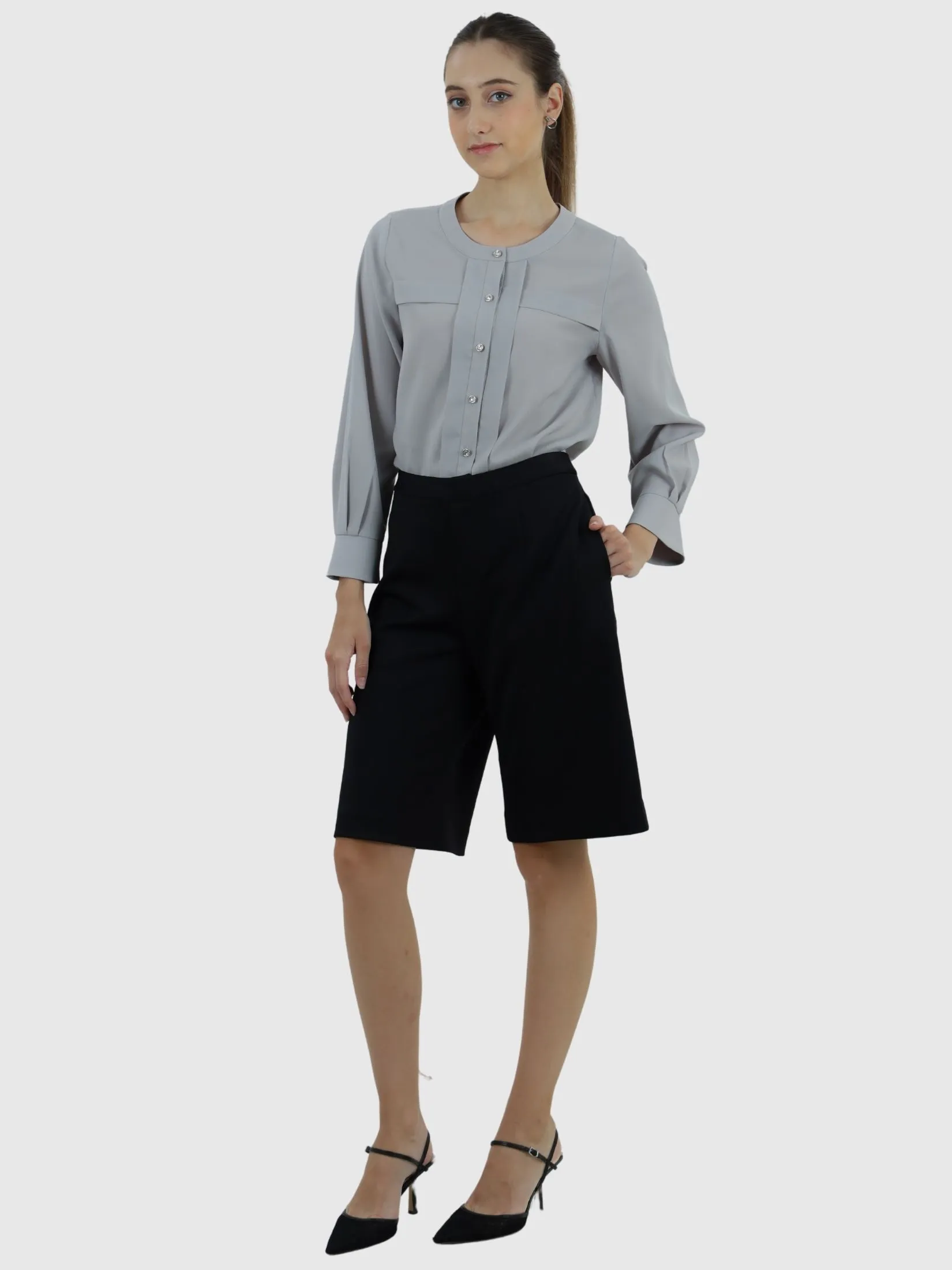VERONIQA Women Pants Trousers Cushion Black