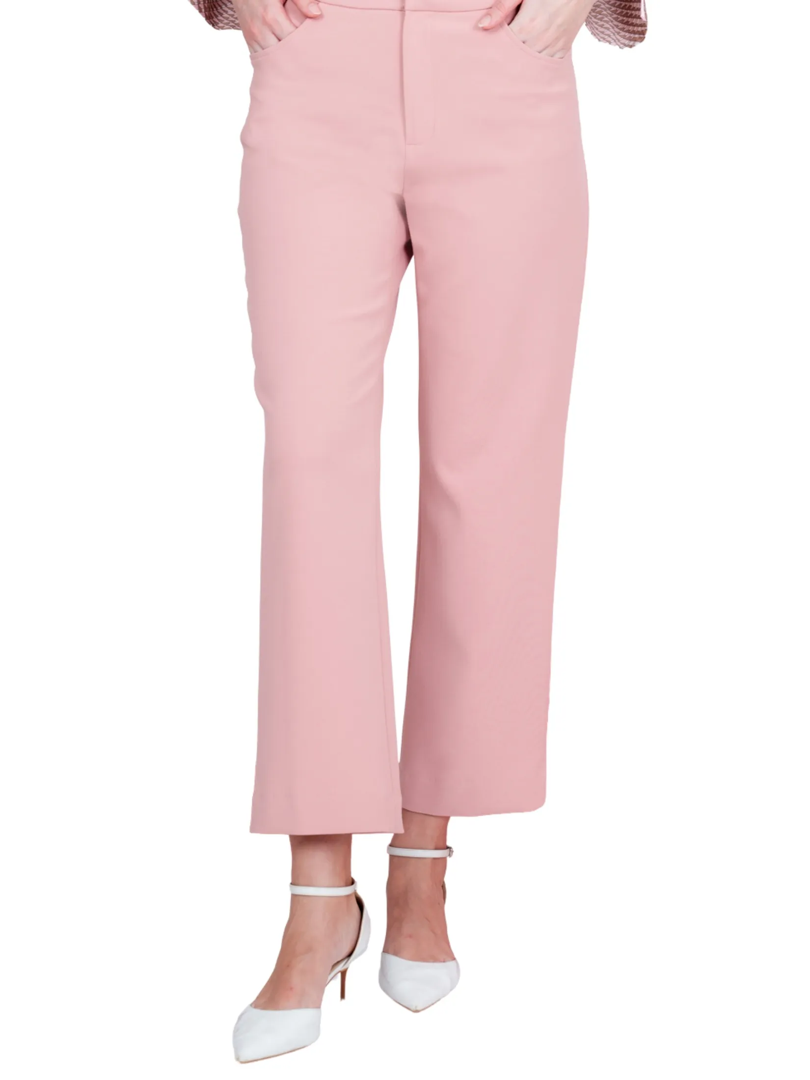 MIKIKO Women Pants Trousers Suiting Spendex Pink