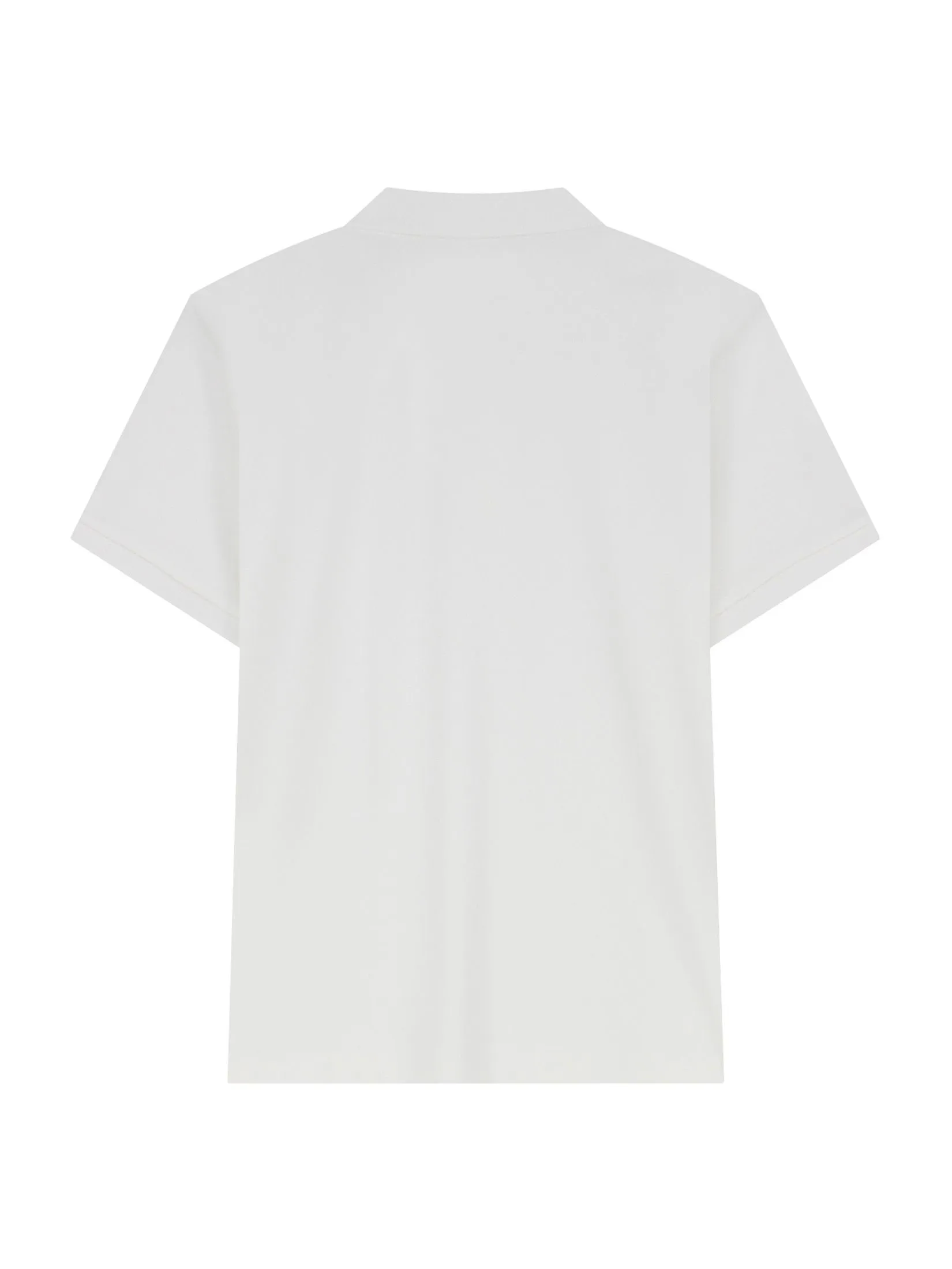 GIORDANO Women's Comfort Interlock Polo (Liquid Touch)  White