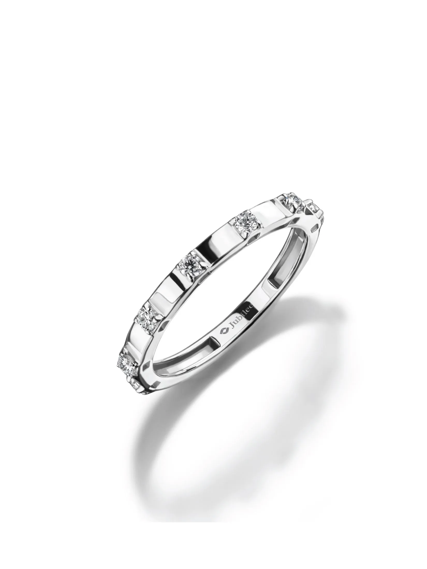 JUBILEE DIAMOND WG - Lumiere Brique Bar Stack Ring