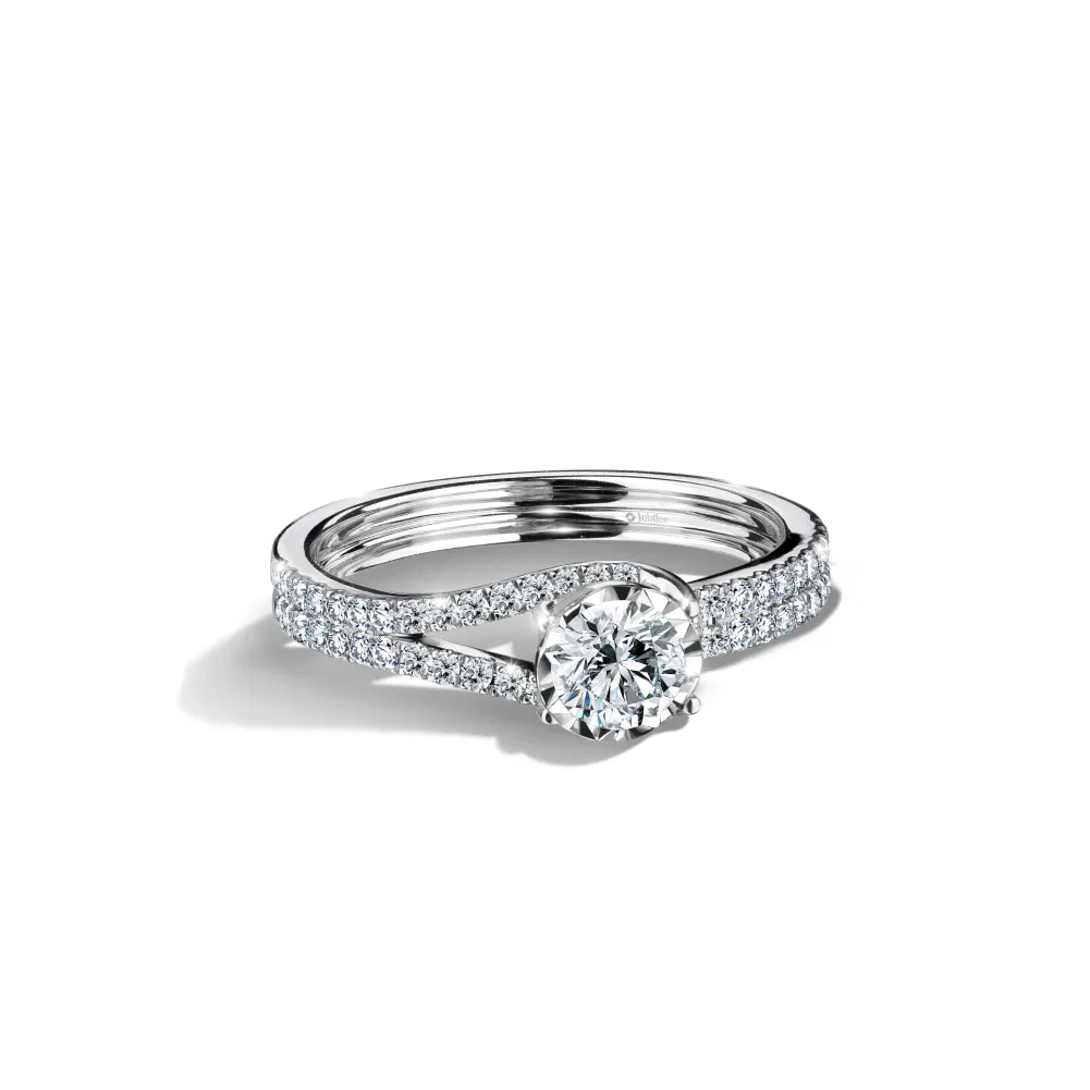 JUBILEE DIAMOND WG - Round Rope Excellence Solitaire Ring R19330AWB