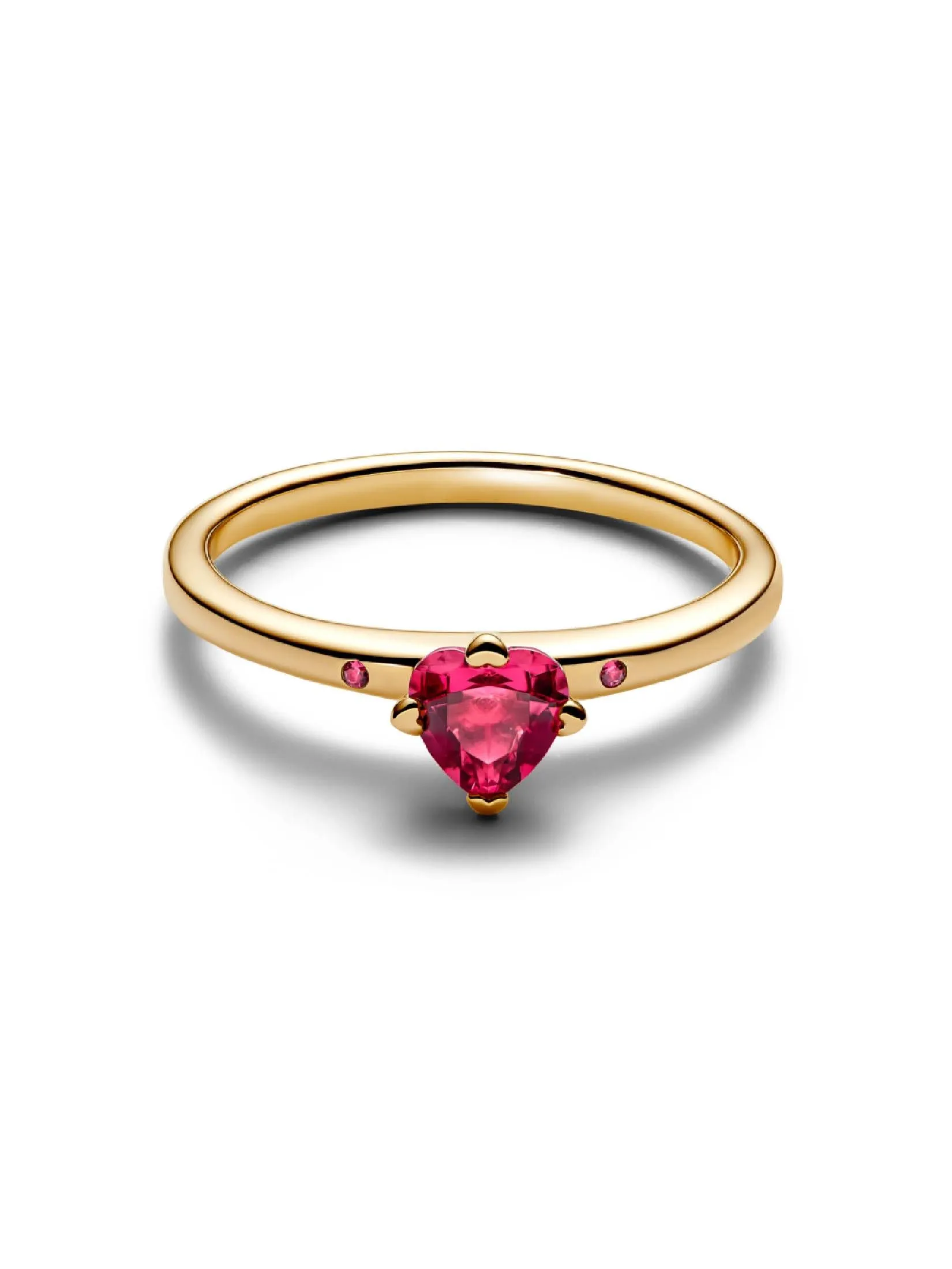 PANDORA Gold Pandora Heart 14k gold-plated ring