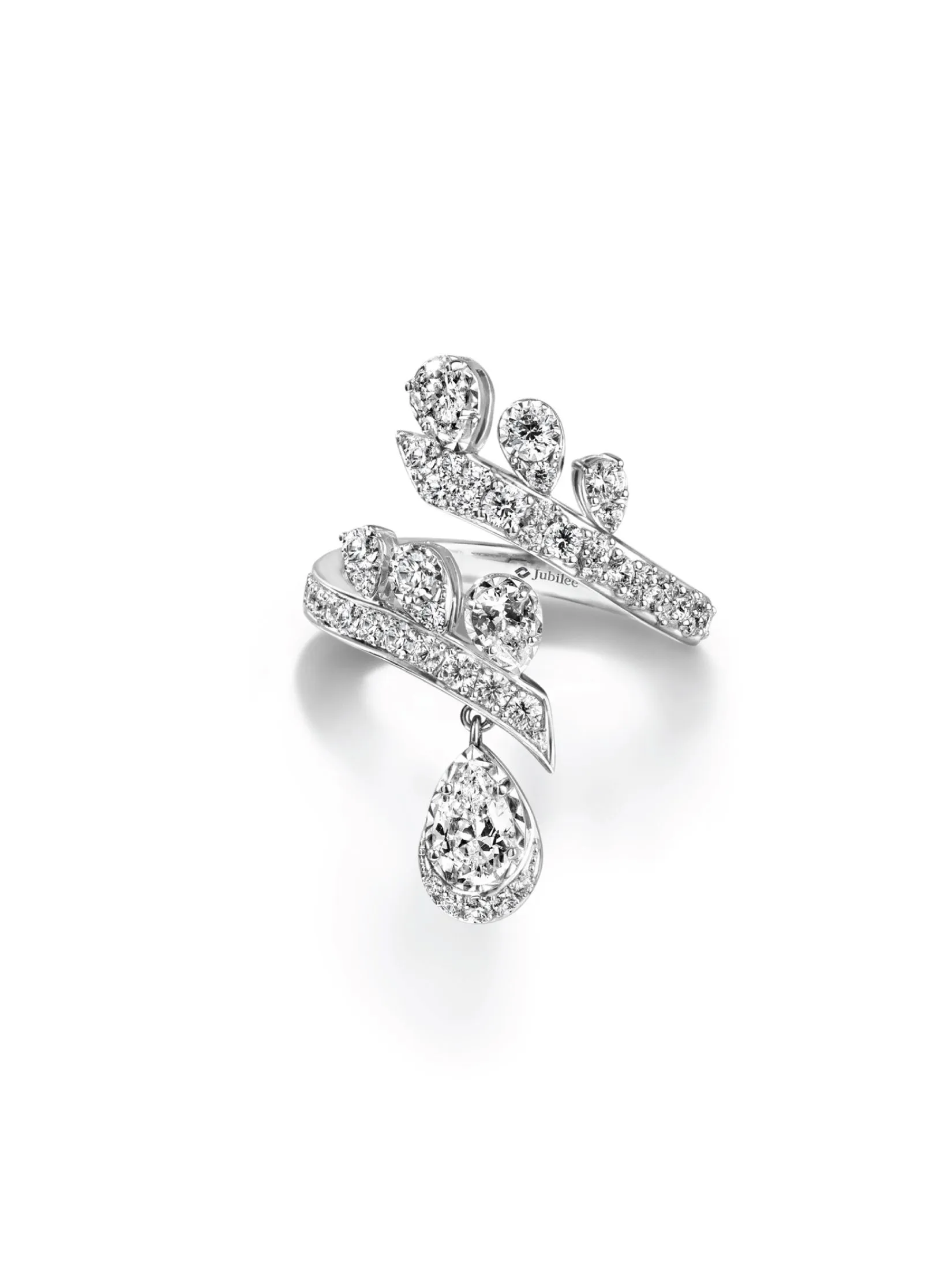 JUBILEE DIAMOND WG - Larme d'Amour Elegance Ring​