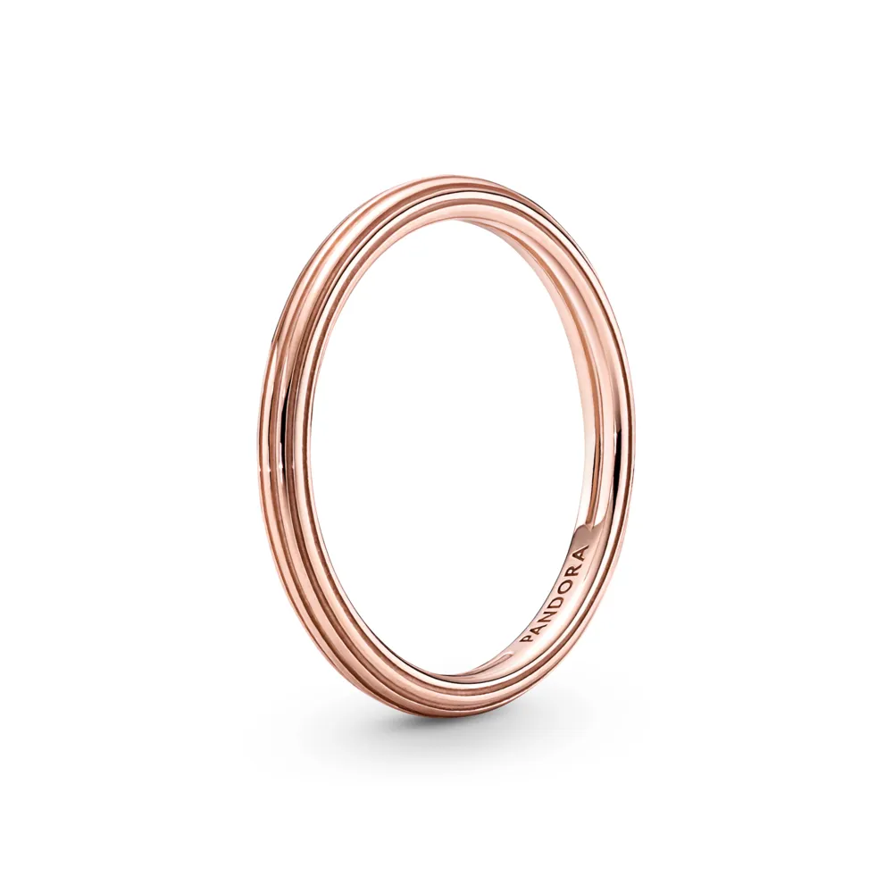 PANDORA Rose 14k Rose gold-plated ring