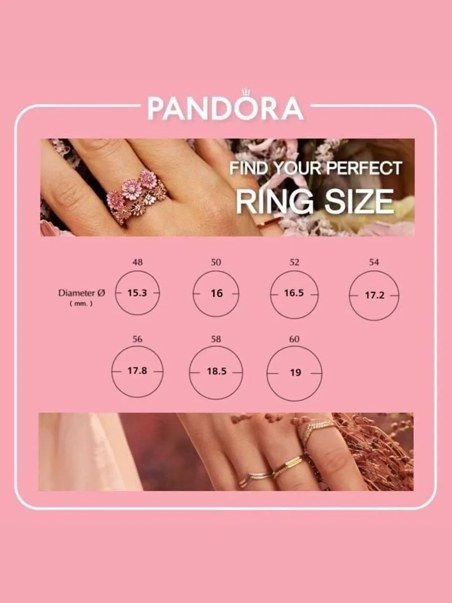 PANDORA Silver Sparkling Crown Ring no.54