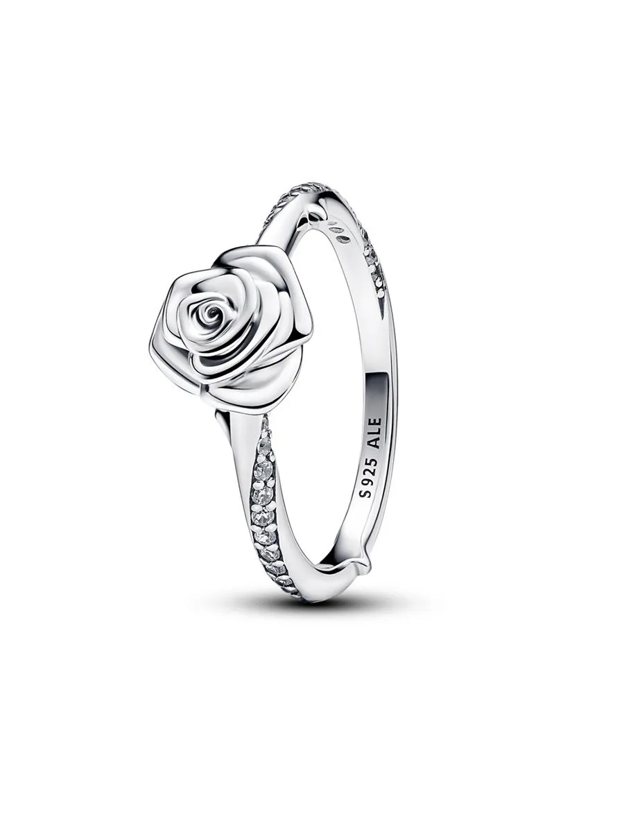 PANDORA Silver Rose Sterling Silver Ring