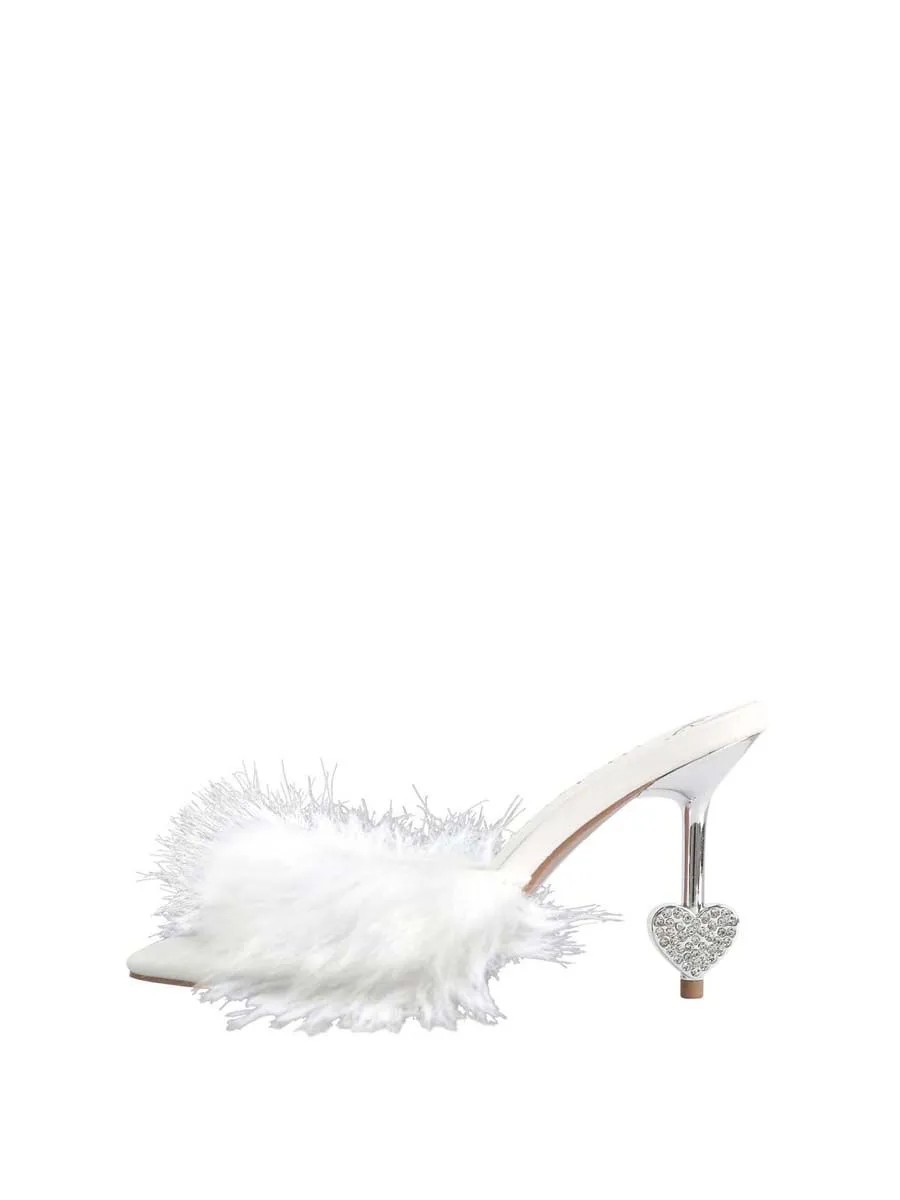 VILLAINS SF SPIRIT Women's Heeled Sandals WHITE FR