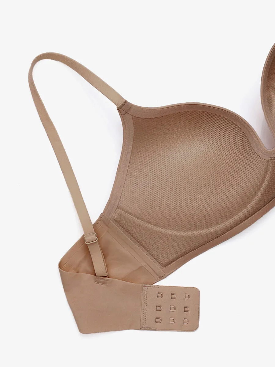 SABINA Soft Doomm Woman Seamless Wireless Bra - Tan