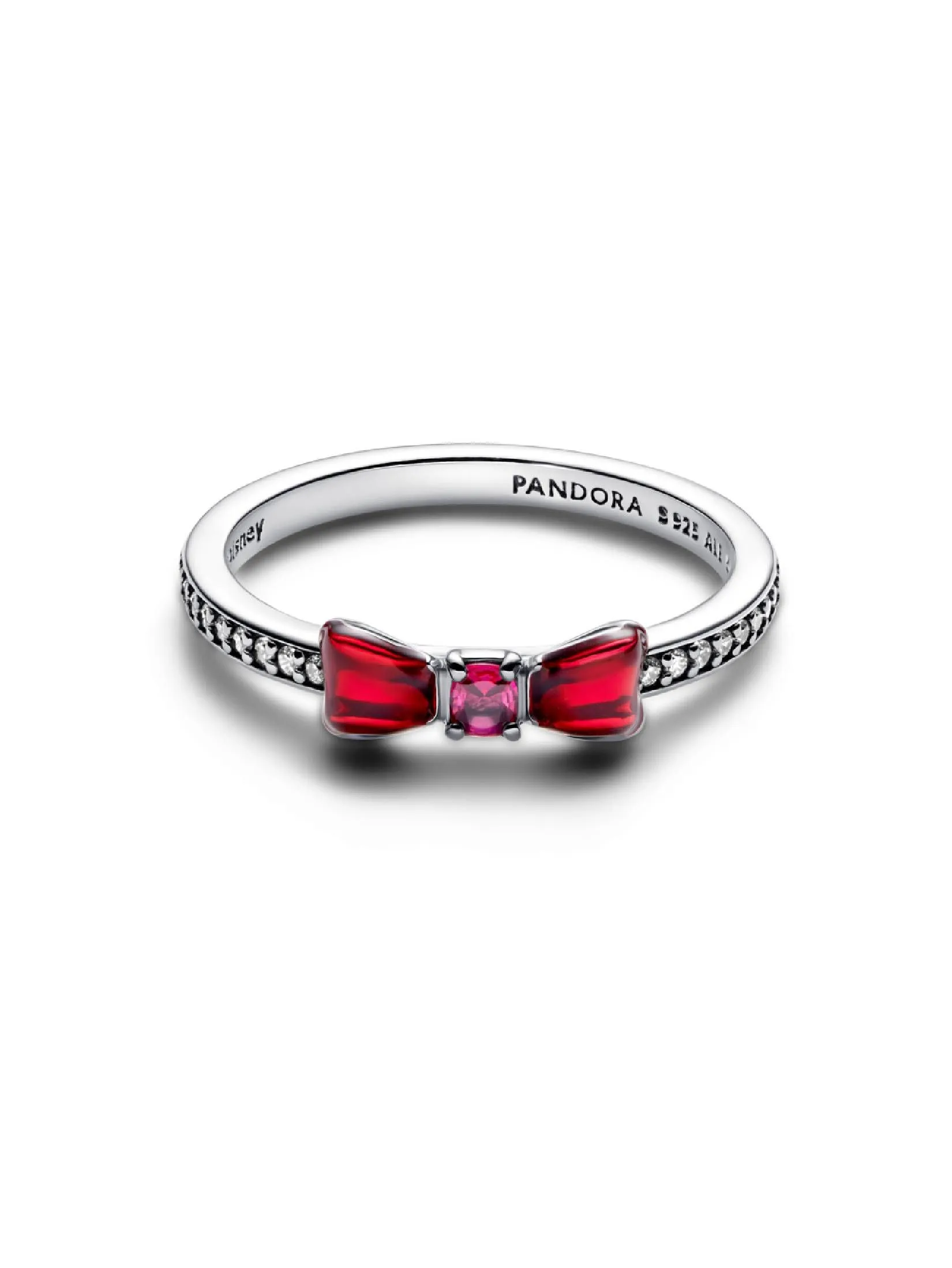 PANDORA Silver Pandora Disney Snow White bow sterling silver ring