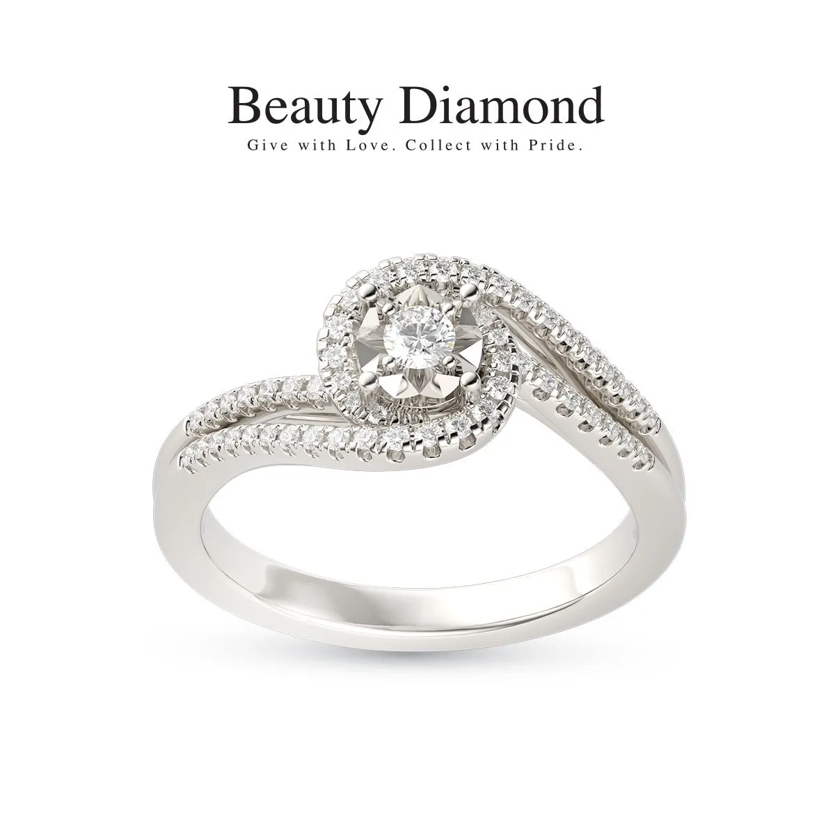 BEAUTY DIAMOND White Nickel Beauty Diamond  E Color Diamond 22003224