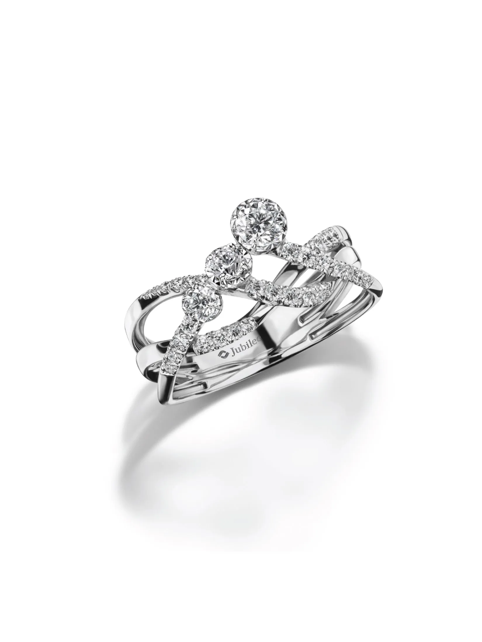JUBILEE DIAMOND WG - Larme d'Amour Stellar Wave Ring