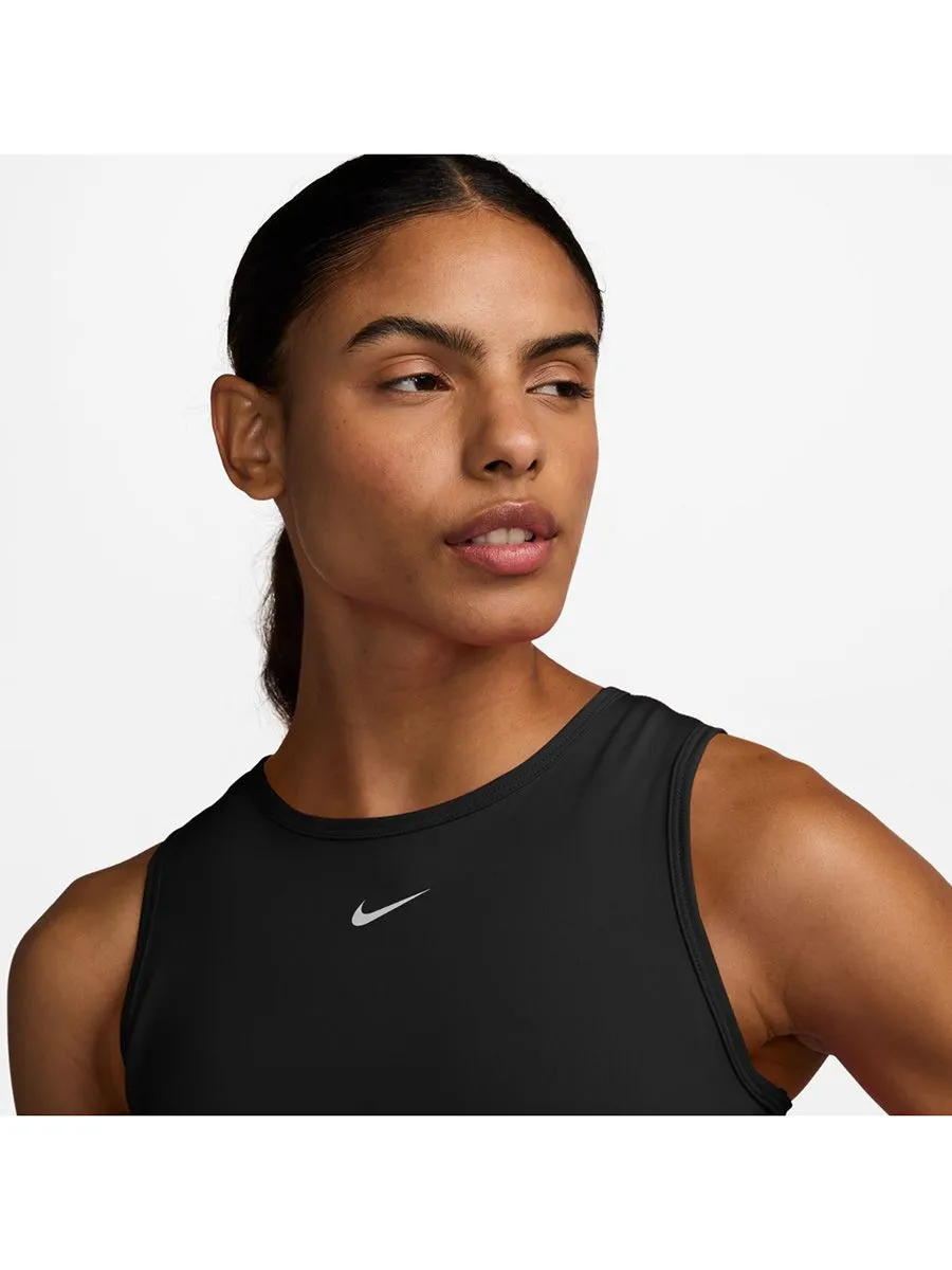 NIKE Women Cropped Tank Top Pro 's Dri-FIT Black/White