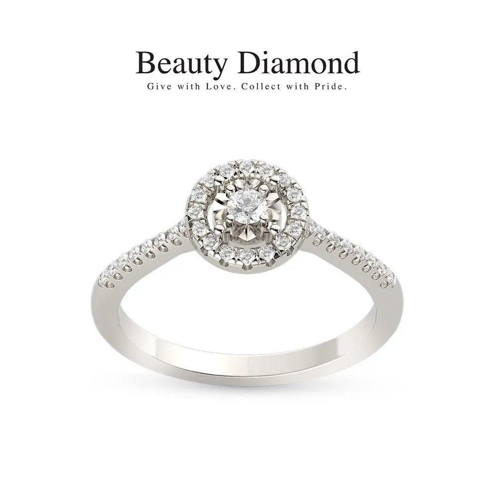 BEAUTY DIAMOND White Nickel Beauty Diamond  E Color Diamond  22002619W