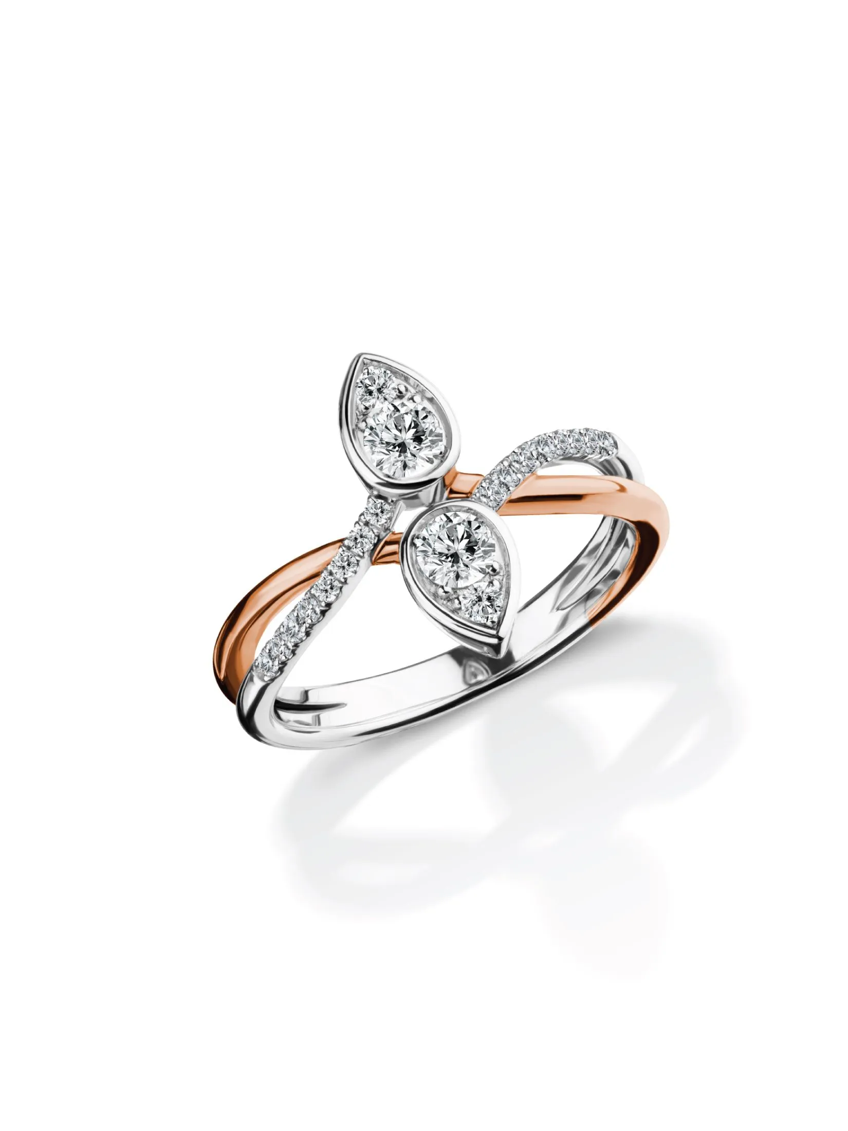 JUBILEE DIAMOND WG - Larme d'Amour Danse Ring