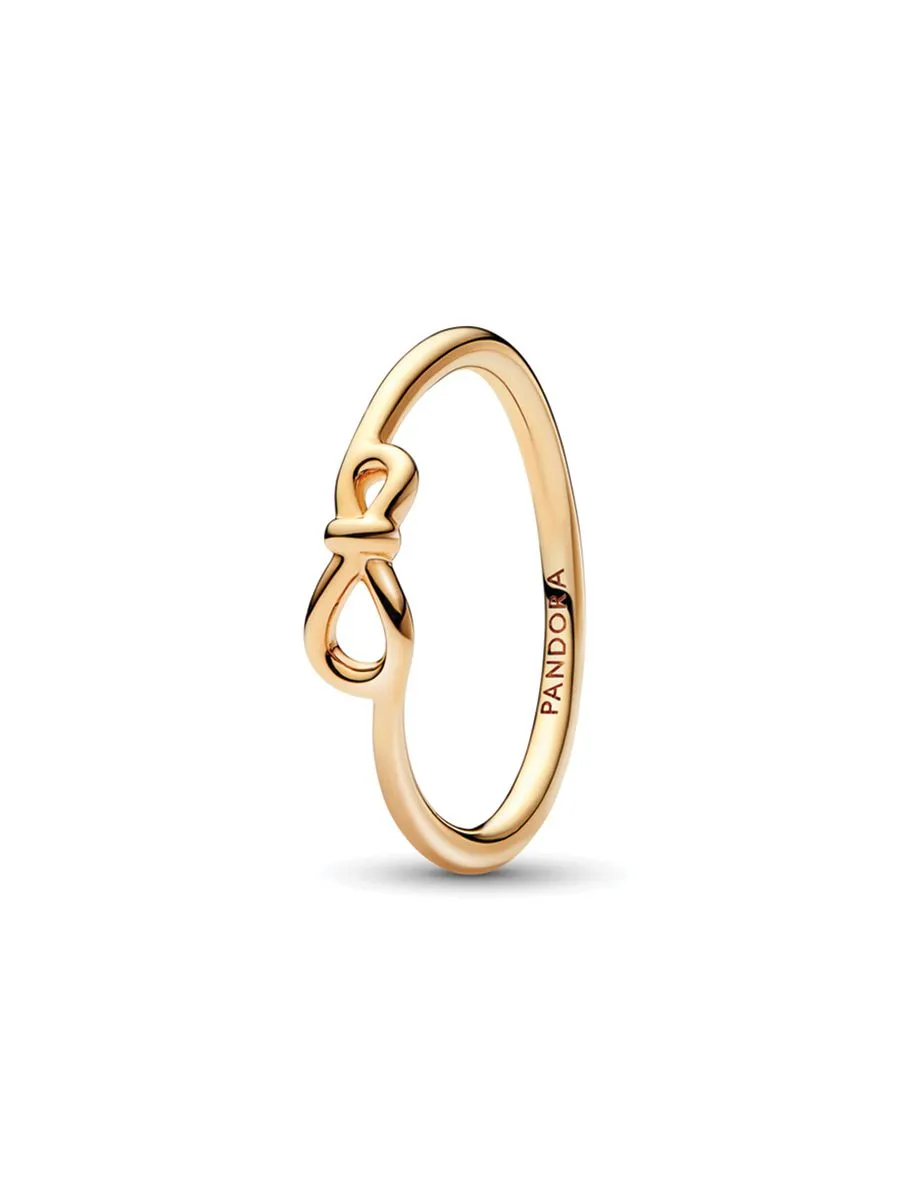 PANDORA Gold Infinity 14k gold-plated ring