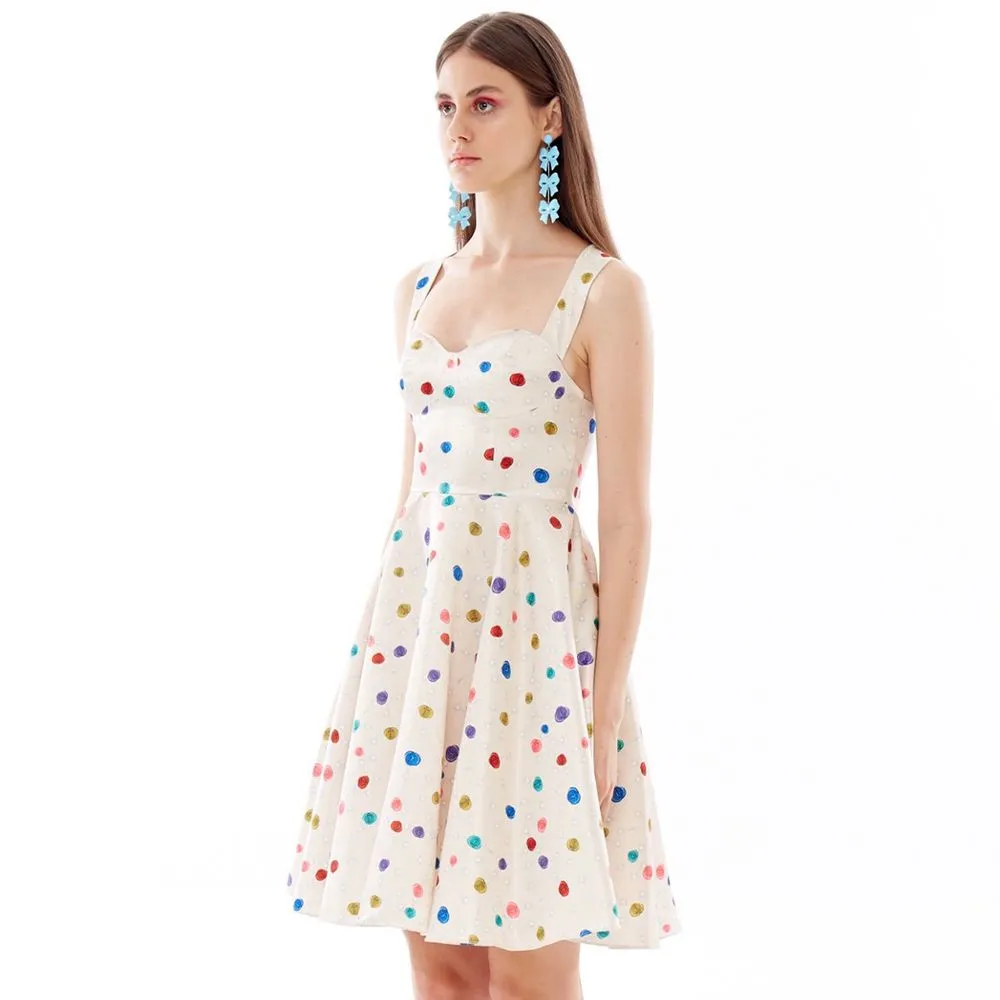 iCONiC CREAM GLACIER DRESS