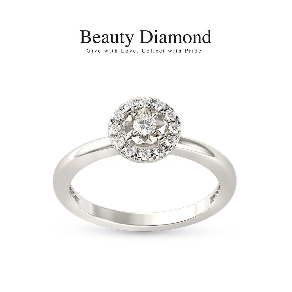 BEAUTY DIAMOND White Nickel Beauty Diamond  E Color Diamond  22002666W