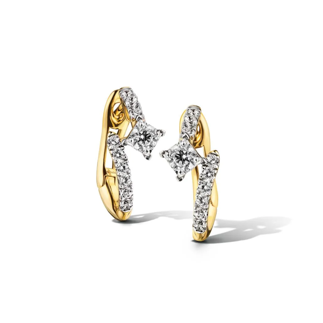 JUBILEE DIAMOND Gold - JUBILEE Arrow of LoVe Diamond Earrings (LoVe Limited Collection) E23101EG