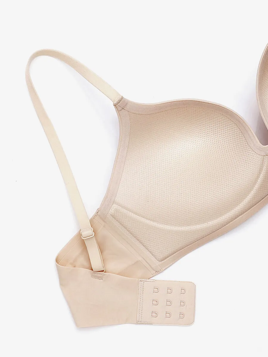 SABINA Soft Doomm Woman Seamless Wireless Bra - Sand