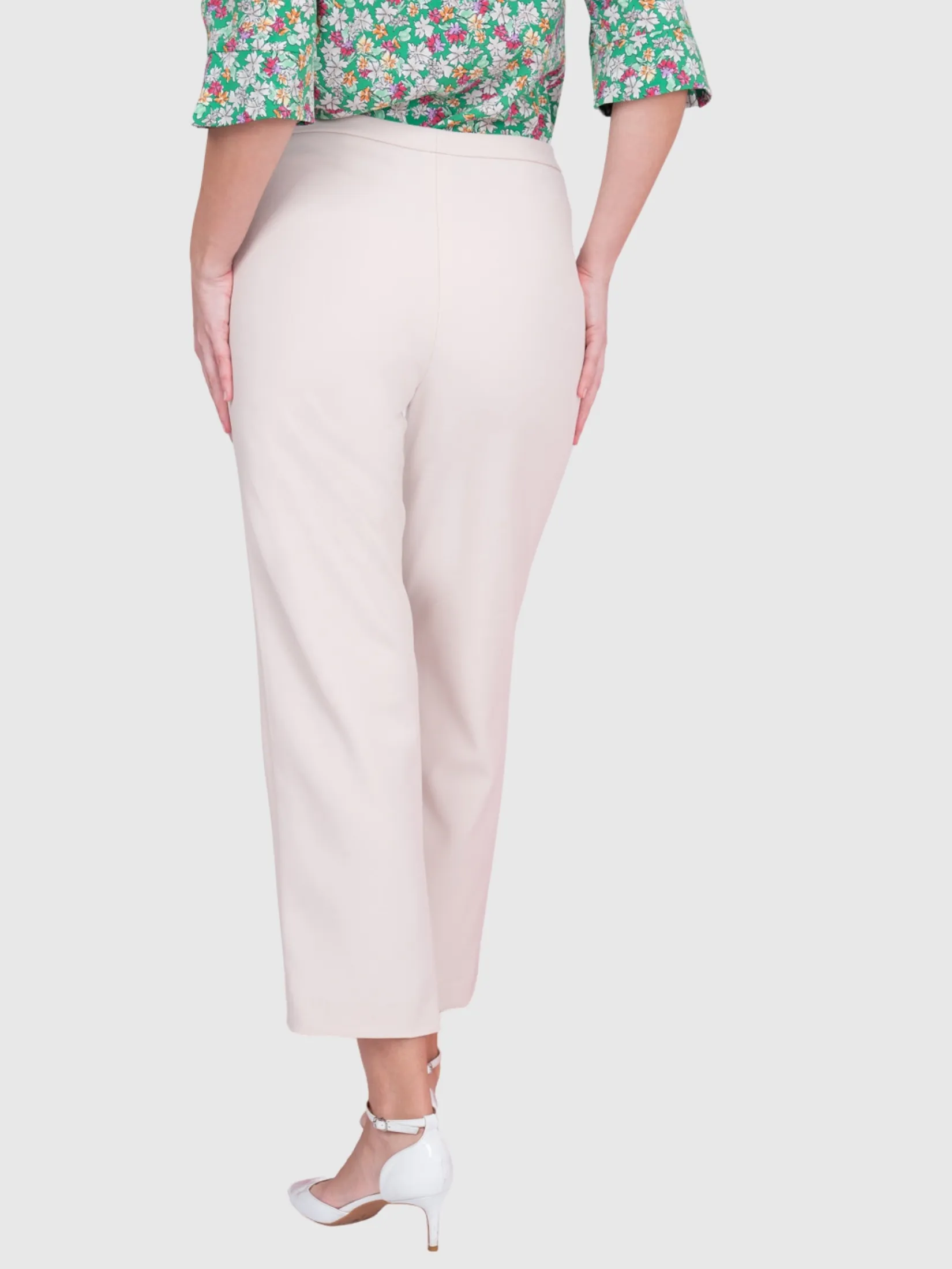 MIKIKO Women Pants Trousers Suiting Spendex Cream