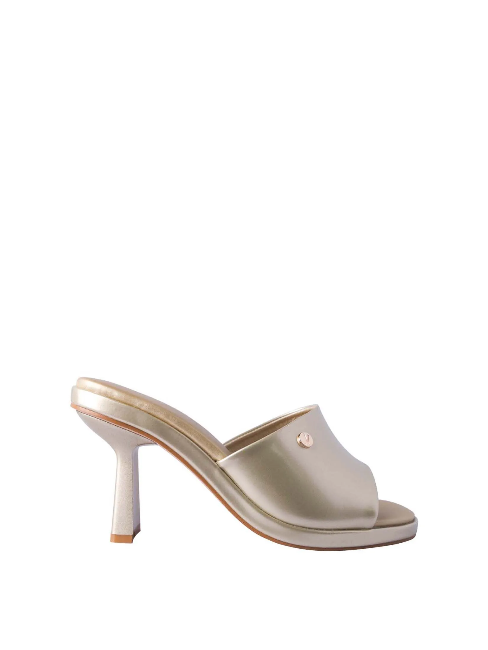 VILLAINS SF GENTLE BREEZE Women's Heeled Sandals GOLD PATENT