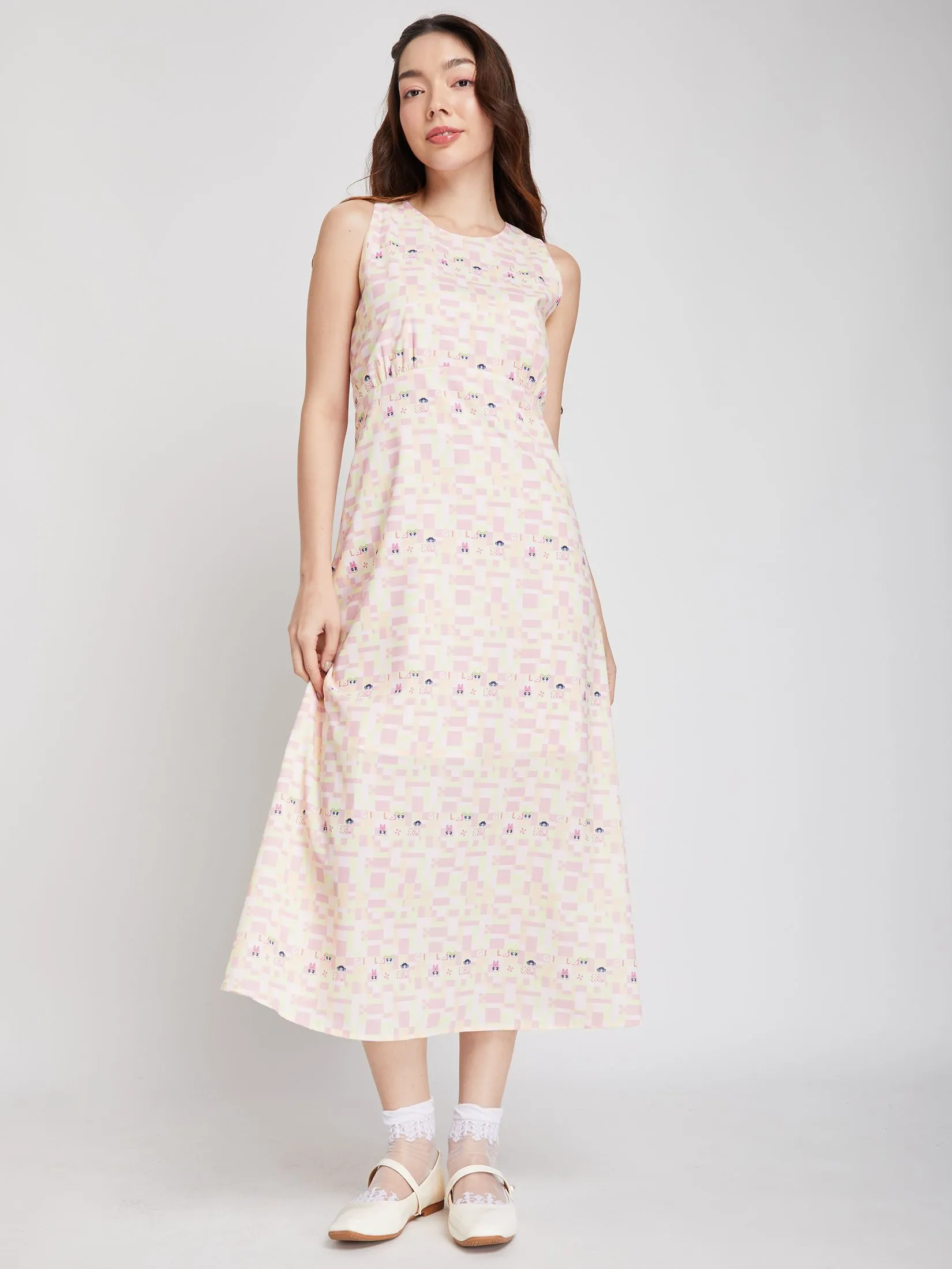 LOLITA Women Dress Sleeveless The PowerPuff Girls