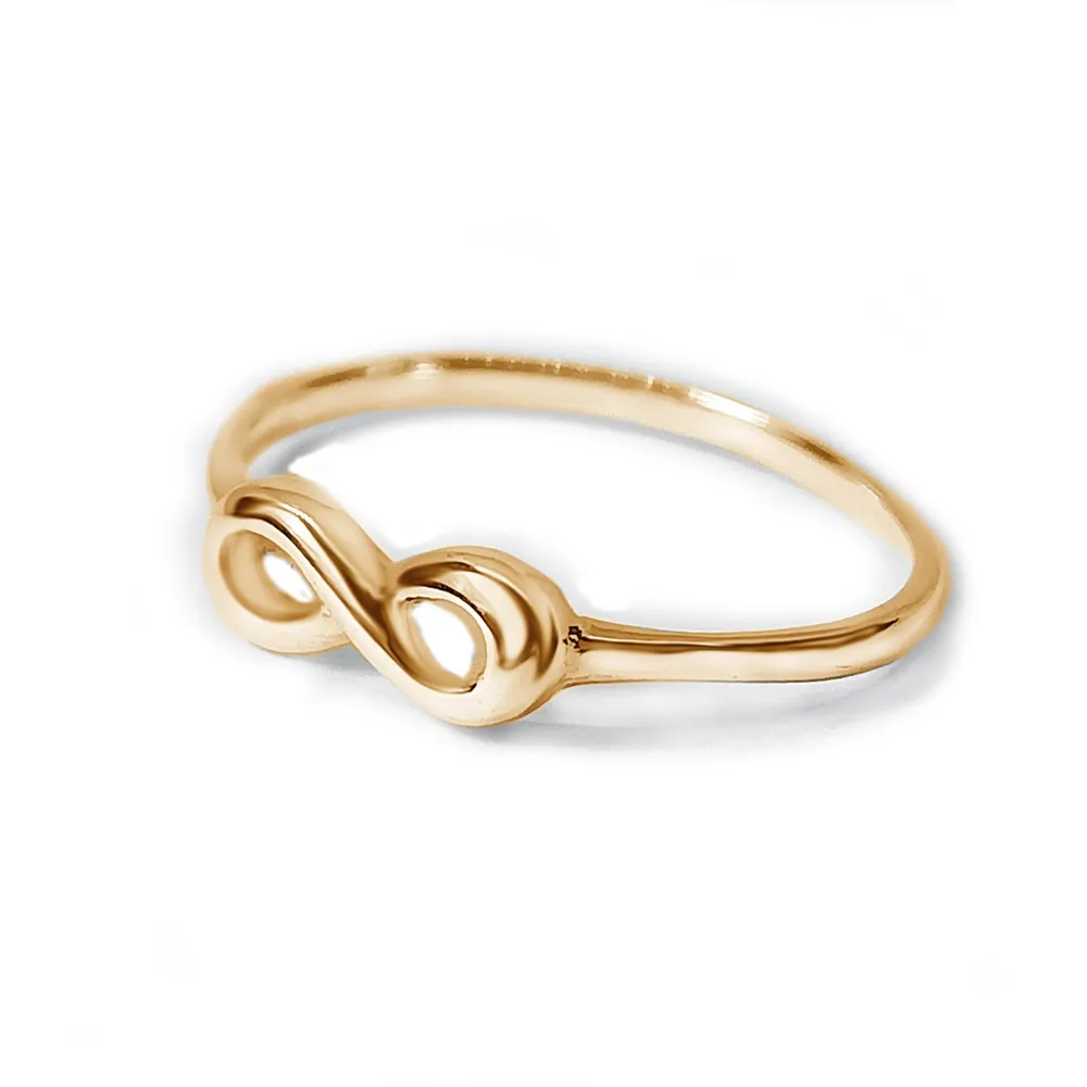 FINEJEWELTHAI [Made By Order] Women  infinity silver Ring Pink Gold