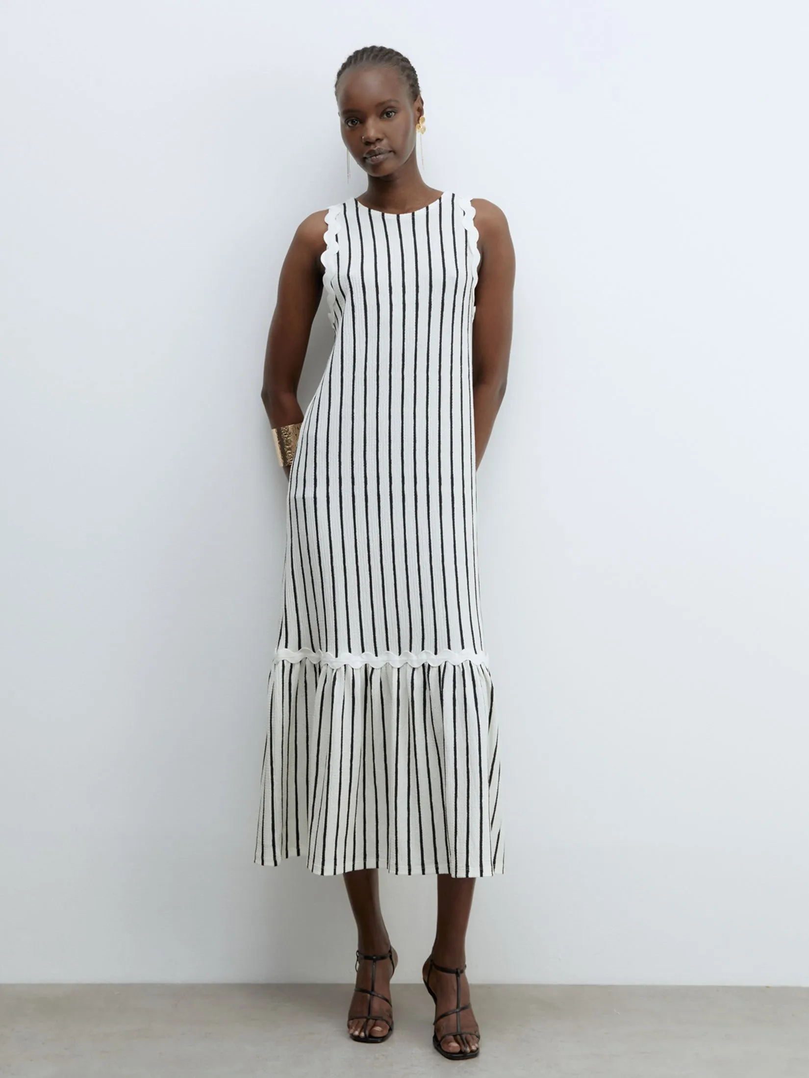 SFERA Women Dress Wavy Bambula