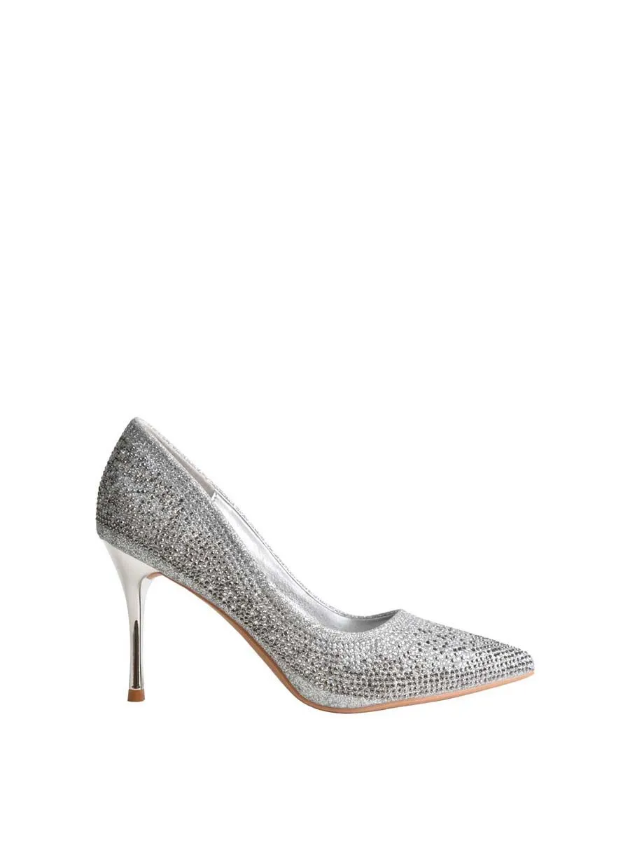 VILLAINS SF PELIA Women's Pumps SILVER