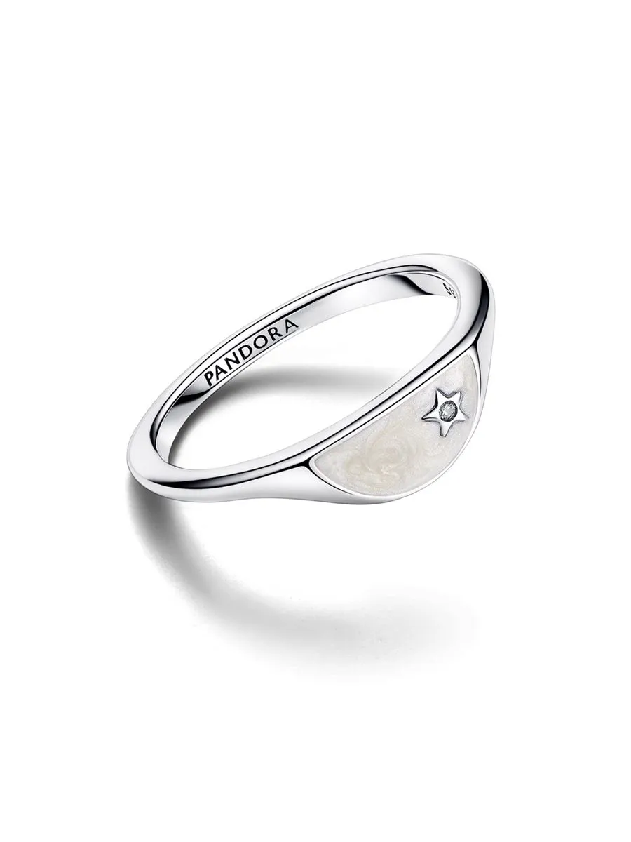 PANDORA Silver Signet sterling silver ring