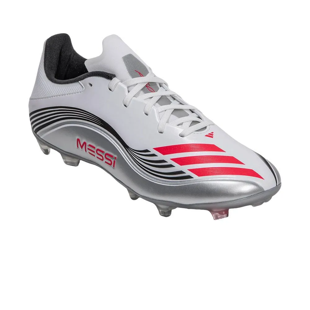 ADIDAS F50 Messi League FG/MG Men Football Shoes White - AD001SH523ELTH