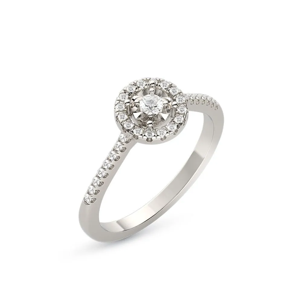 BEAUTY DIAMOND White Nickel Beauty Diamond  E Color Diamond  22002619W