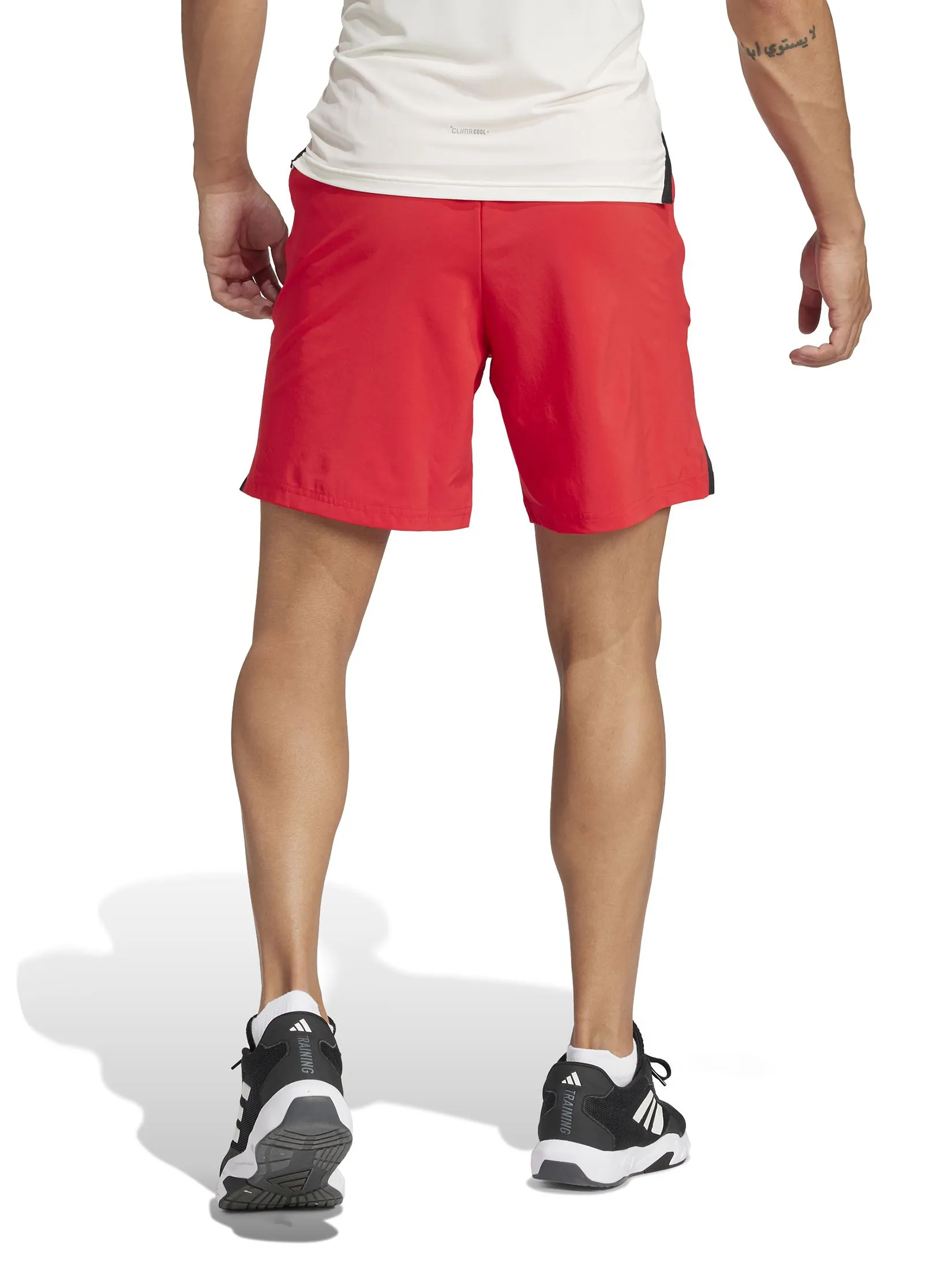 ADIDAS Men Shorts Designed for Training Workout Red / Pure Ruby